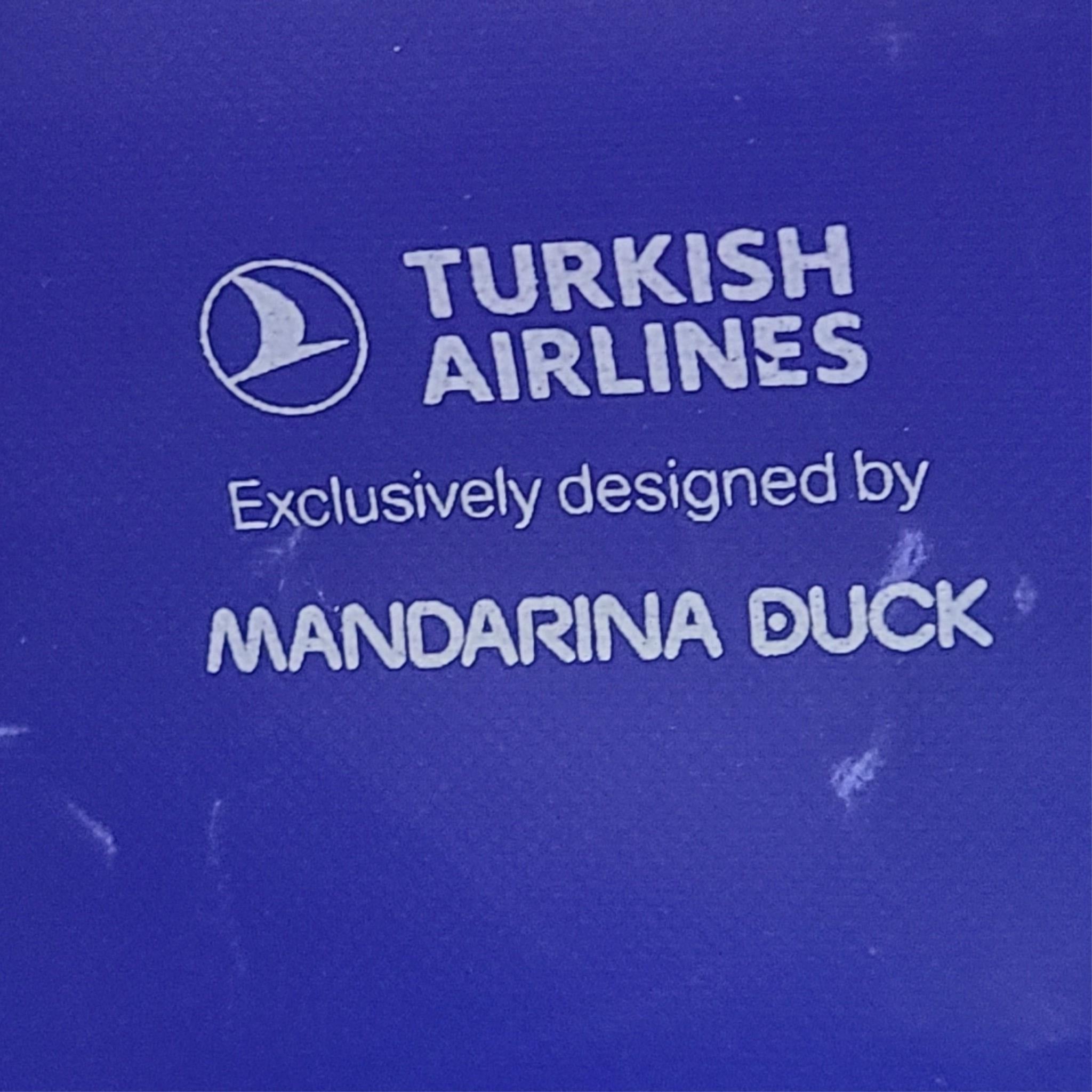 Turkish Airlines Amenity Kit Travel Accessories Bag Blue