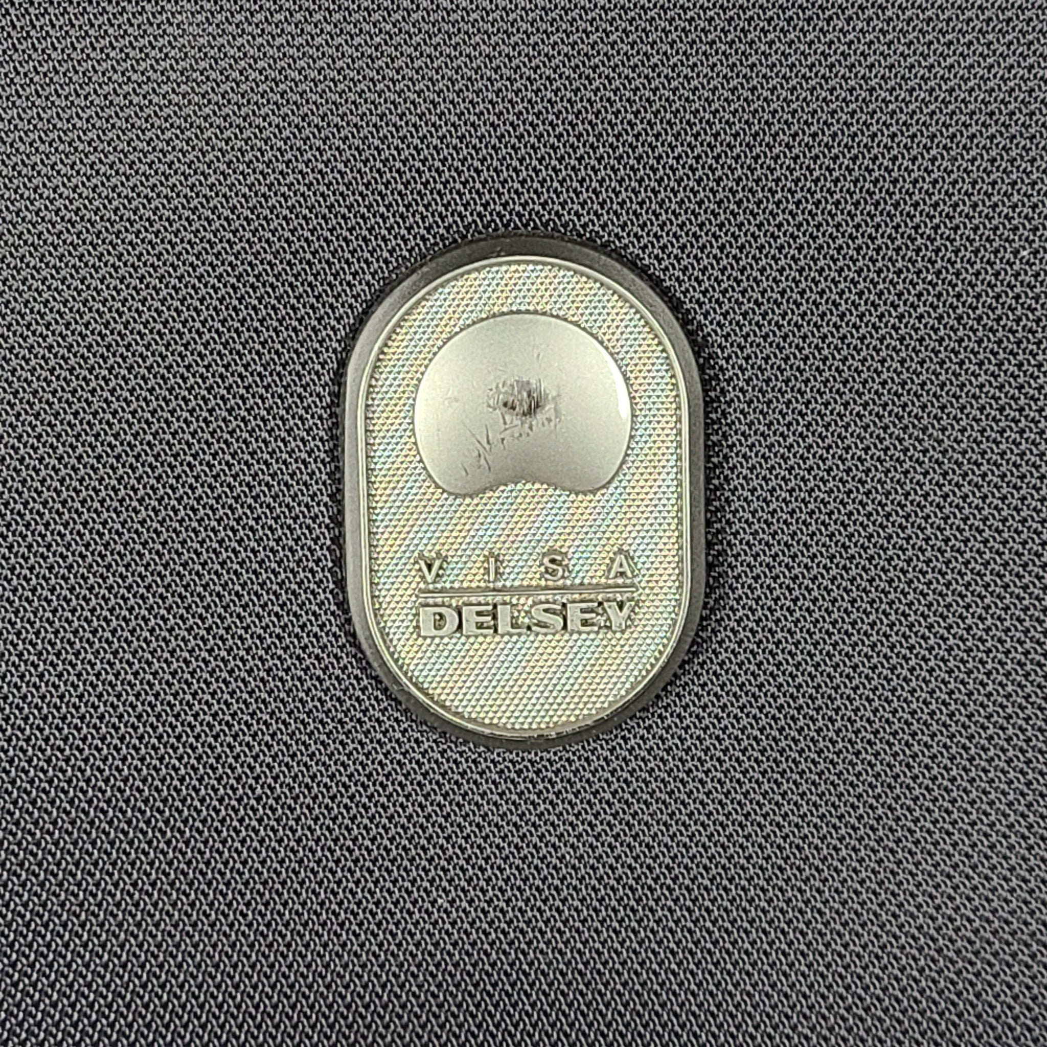 Visa Delsey 30" Large Spinner Checkin Luggage Lightweight Softshell Locking Gray