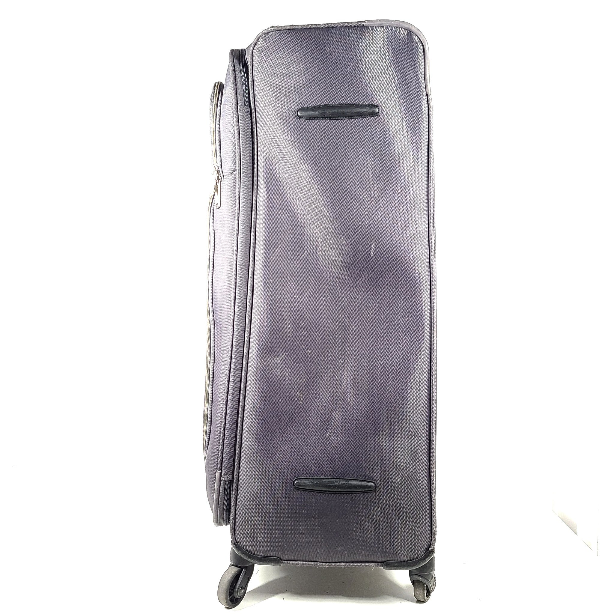 Visa Delsey 30" Large Spinner Checkin Luggage Lightweight Softshell Locking Gray