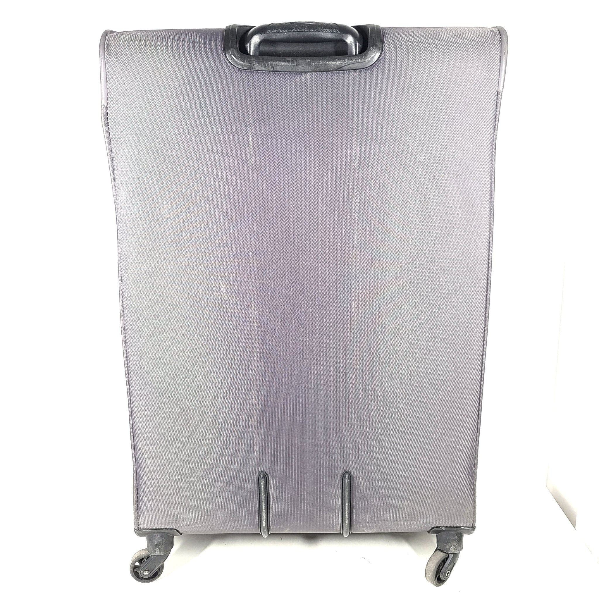Visa Delsey 30" Large Spinner Checkin Luggage Lightweight Softshell Locking Gray