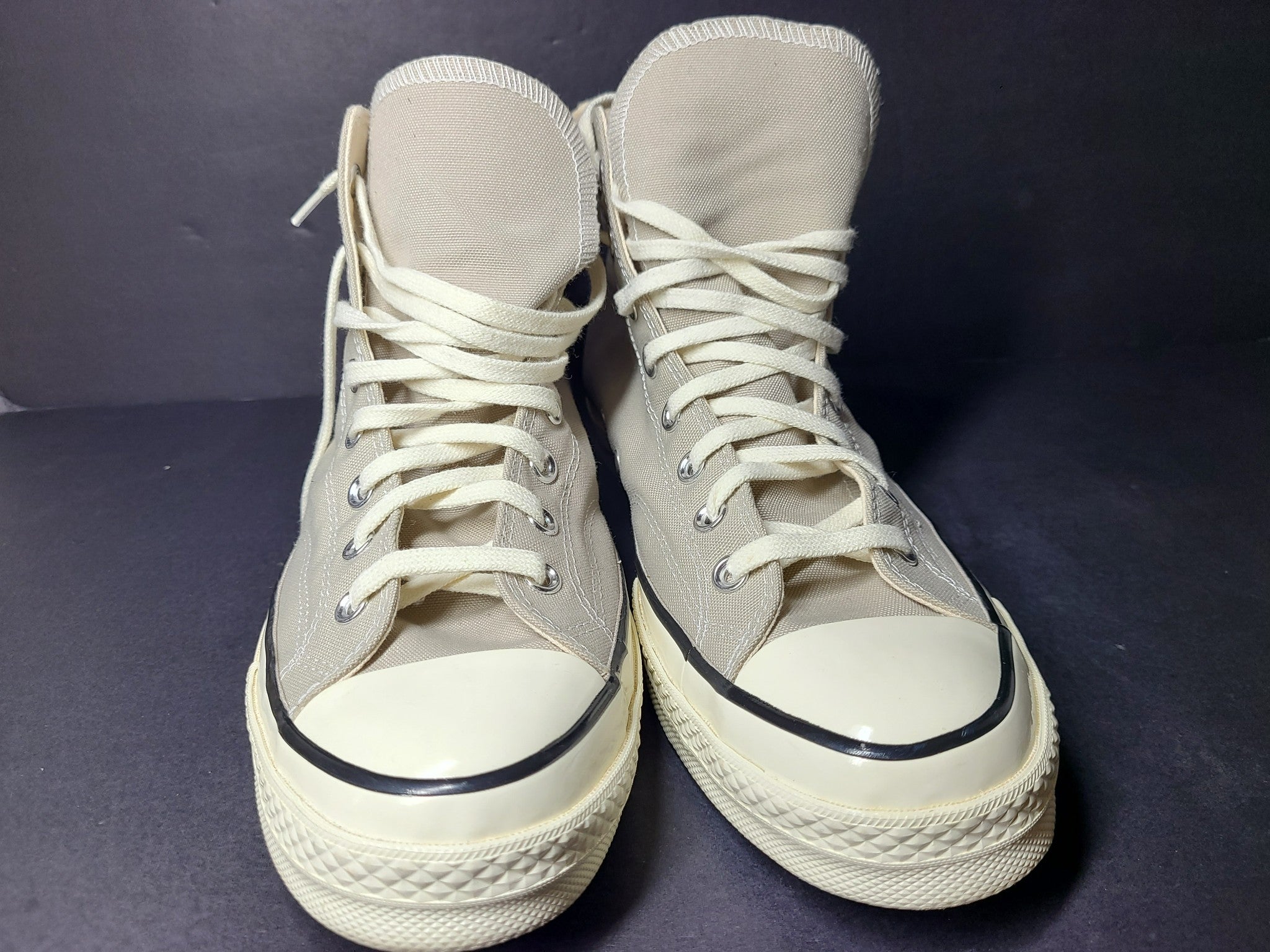 EXC Converse Chuck 70 Canvas High Top 'Papyrus' Beige Sneakers M10.5/W12.5