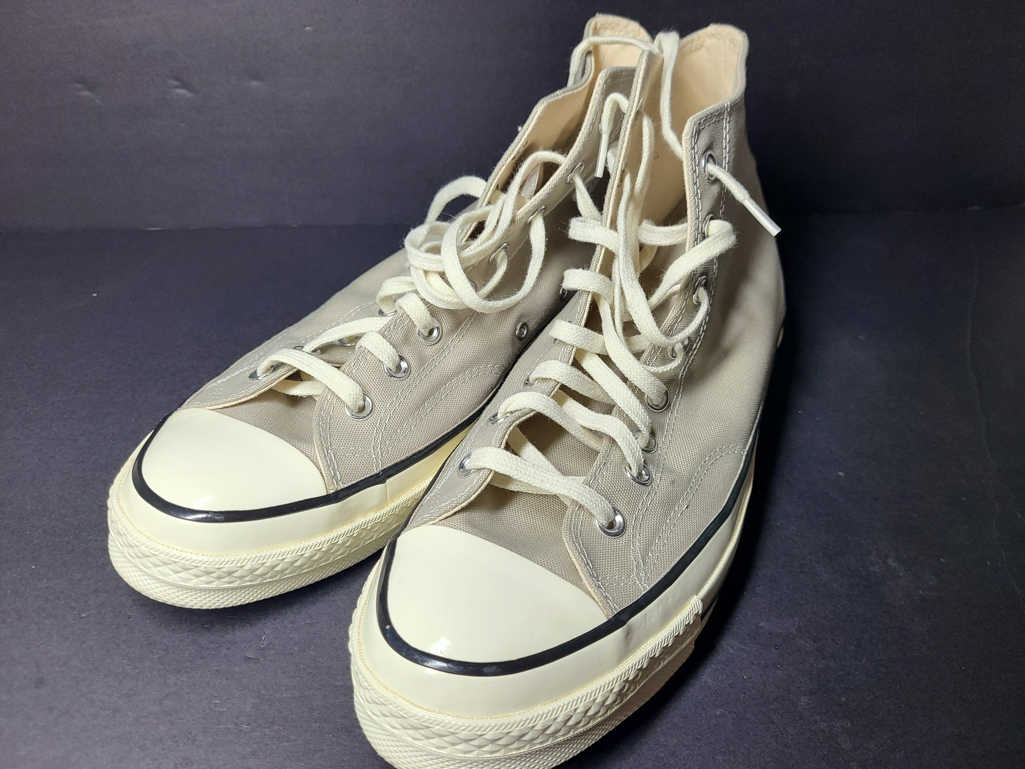 EXC Converse Chuck 70 Canvas High Top 'Papyrus' Beige Sneakers M10.5/W12.5
