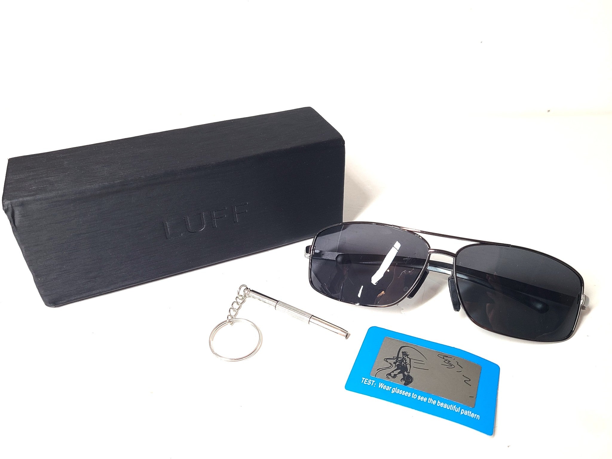 willochra Aluminum Polarized Reading Sunglasses Black Lens Gray 62 15 133