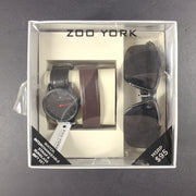 Zoo York Men's Watch + Interchangeable Strap + Sunglasses Gift Set
