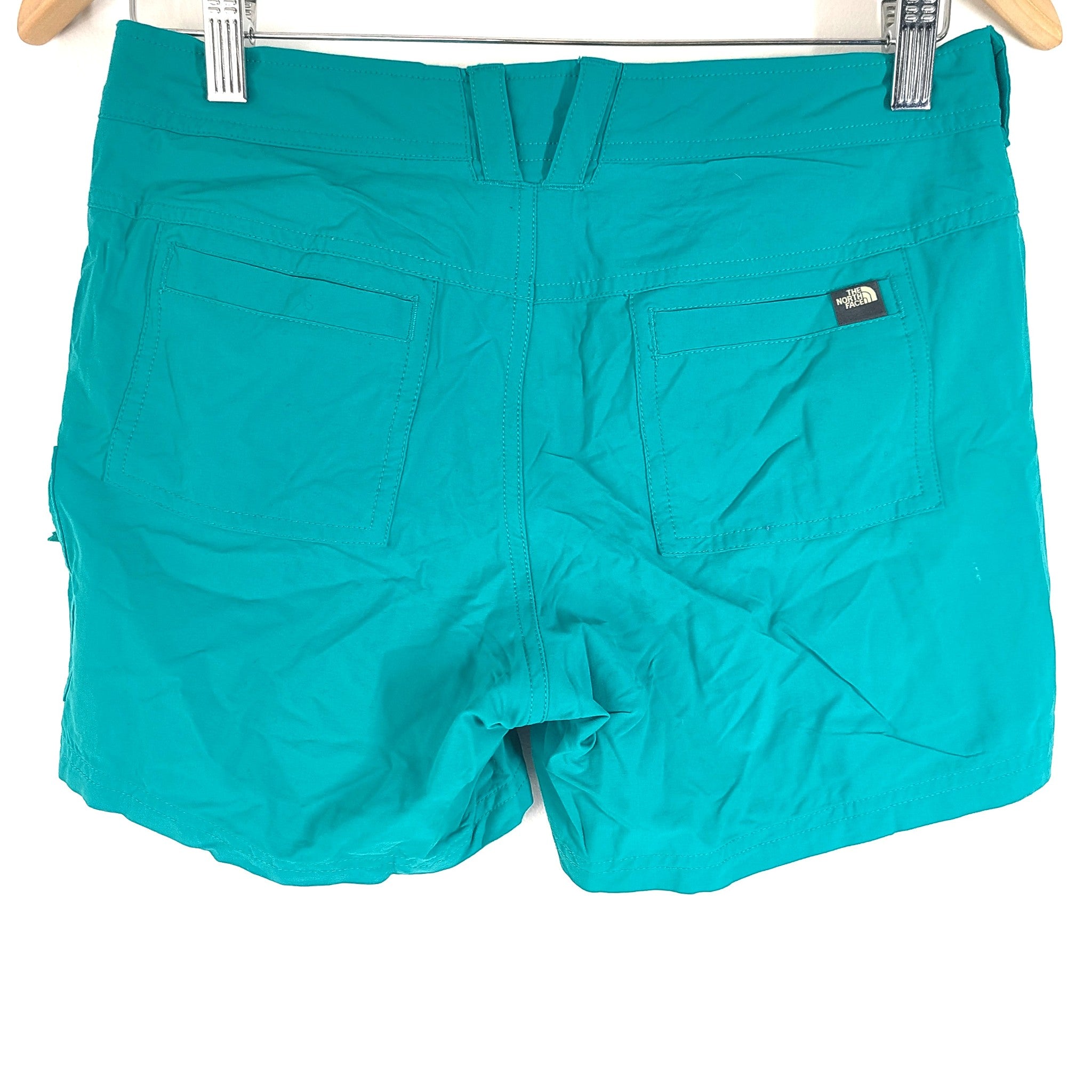 The North Face TNF Women’s Hiking Outdoor Shorts Turquoise Sz 2
