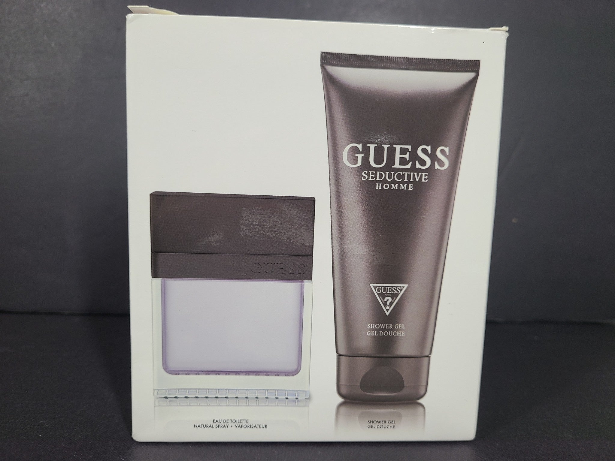 2 Pc Gift Set Guess Men's Seductive Homme Eau de Toilette 1.7 + Shower Gel 3.4