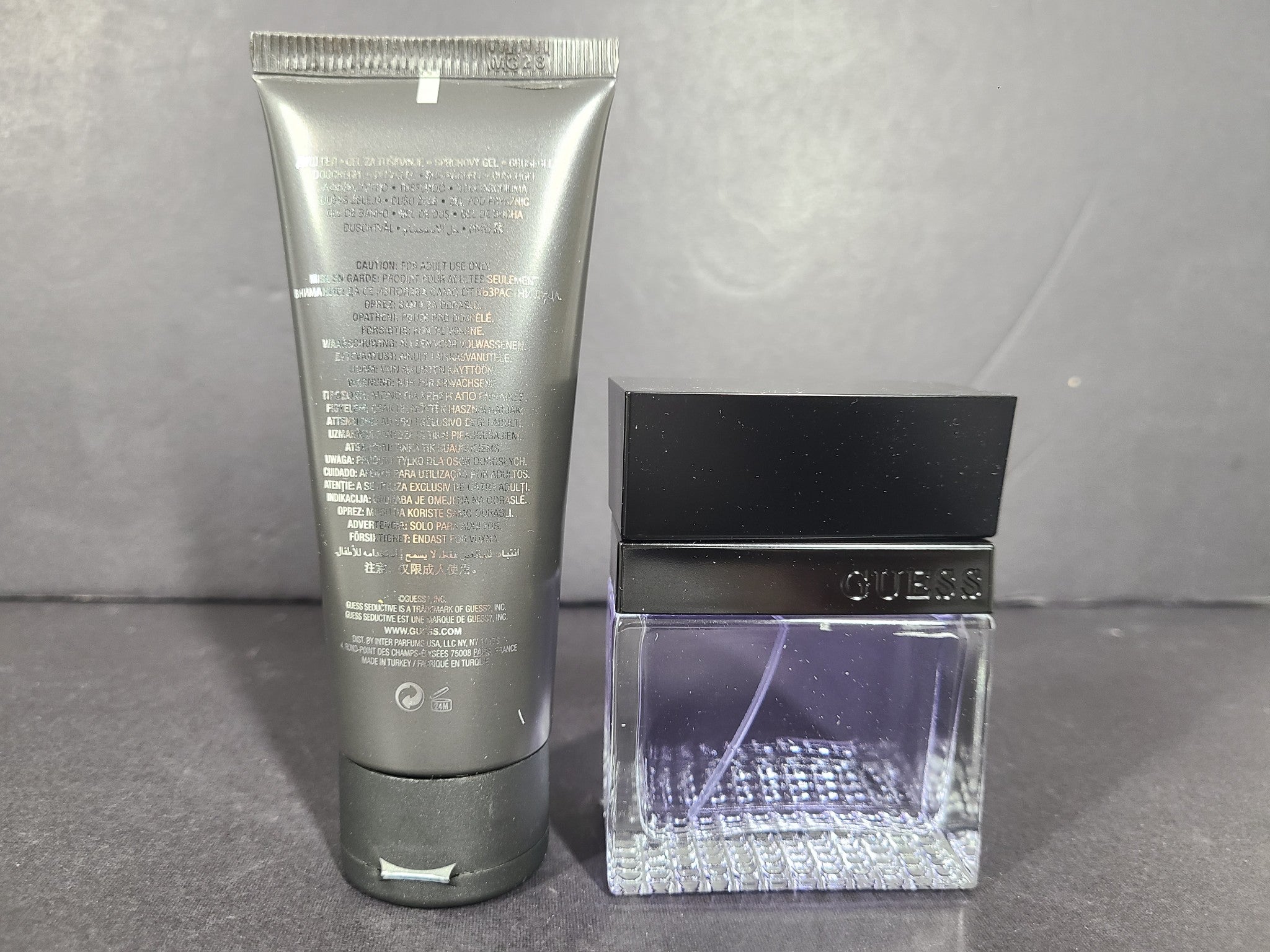 2 Pc Gift Set Guess Men's Seductive Homme Eau de Toilette 1.7 + Shower Gel 3.4