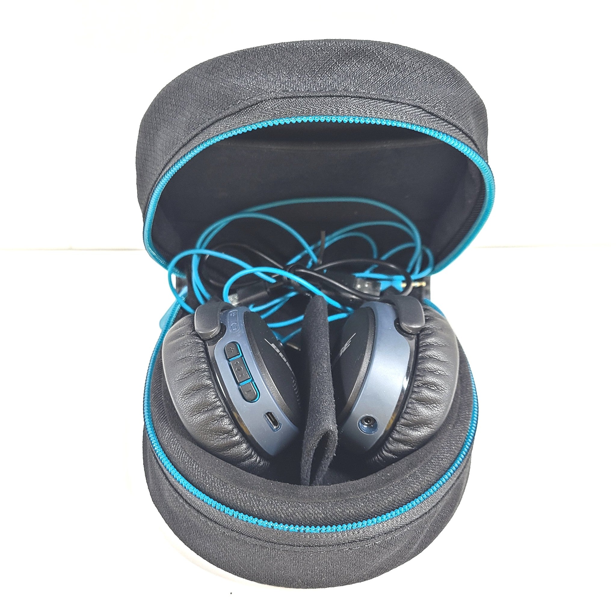 Bose SoundLink OE On-Ear Wireless Bluetooth Headphones - Black & Blue