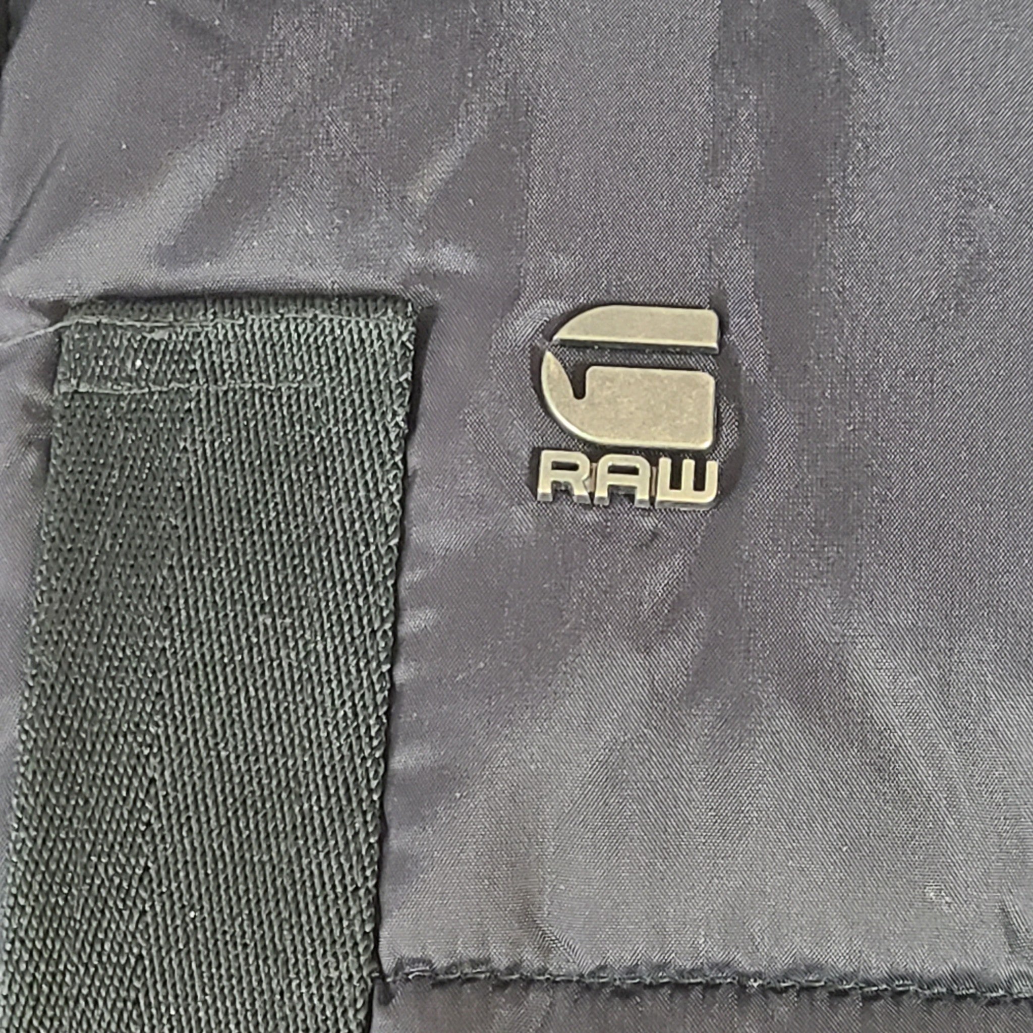 G-Star RAW Whistler-B Clean HDD Bomber Jacket Padded Hooded Insulated Gray Sz XL