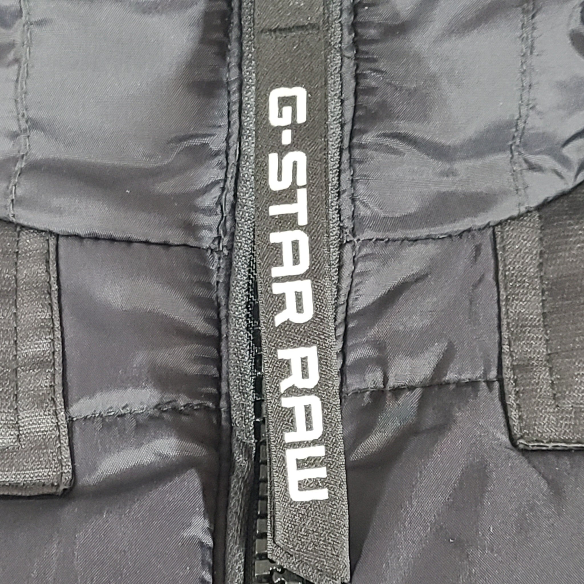 G-Star RAW Whistler-B Clean HDD Bomber Jacket Padded Hooded Insulated Gray Sz XL