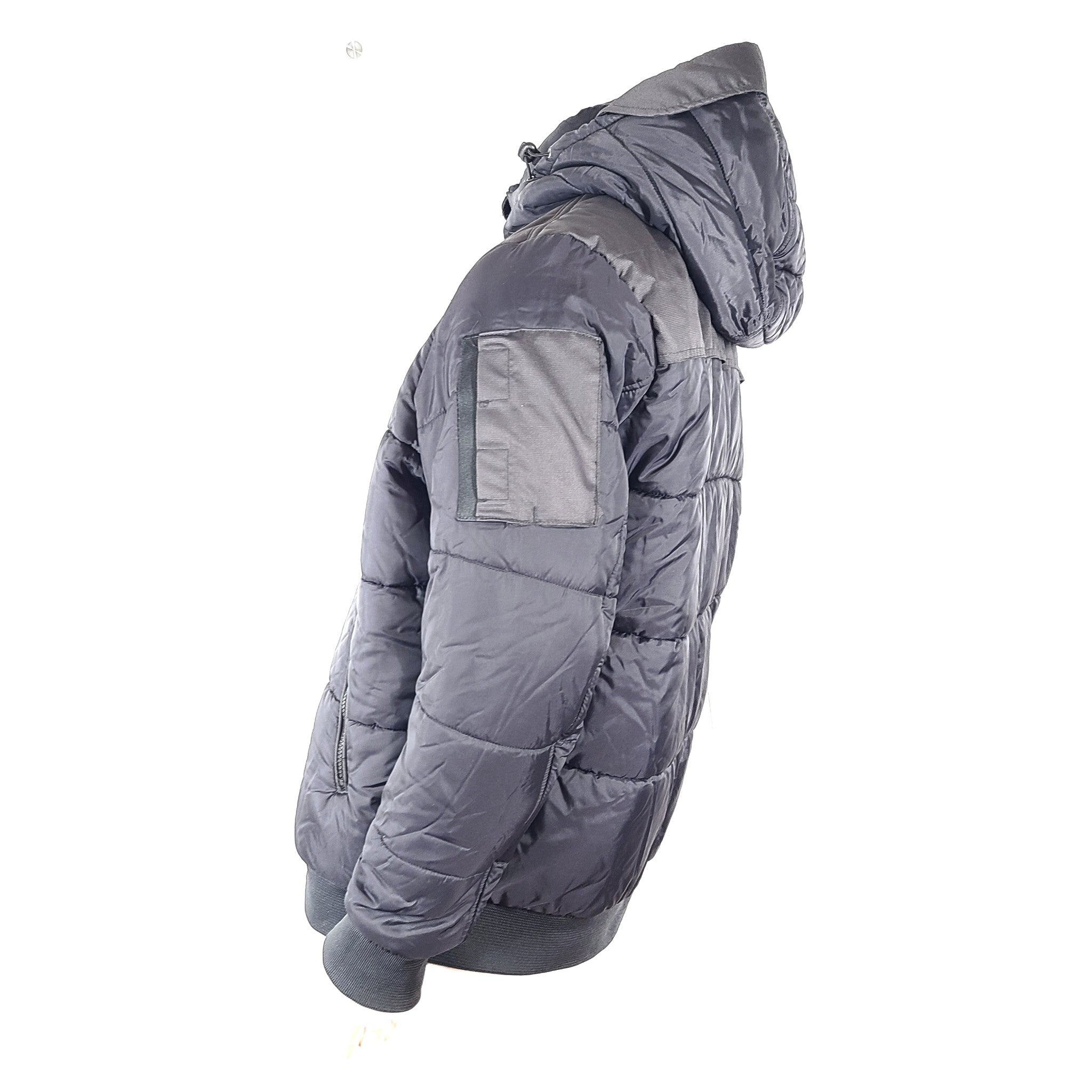 G-Star RAW Whistler-B Clean HDD Bomber Jacket Padded Hooded Insulated Gray Sz XL