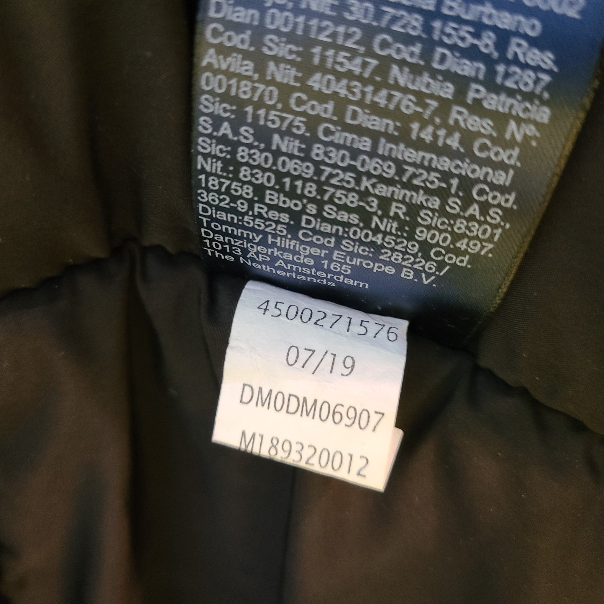 Tommy Hilfiger Jeans Men's TJM Tech Parka Coat Hooded Warm Faux Fur Black Sz L