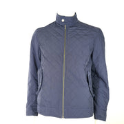 Scappino Men's Essentials Quilted Jacket Lightweight Navy Blue Sz M