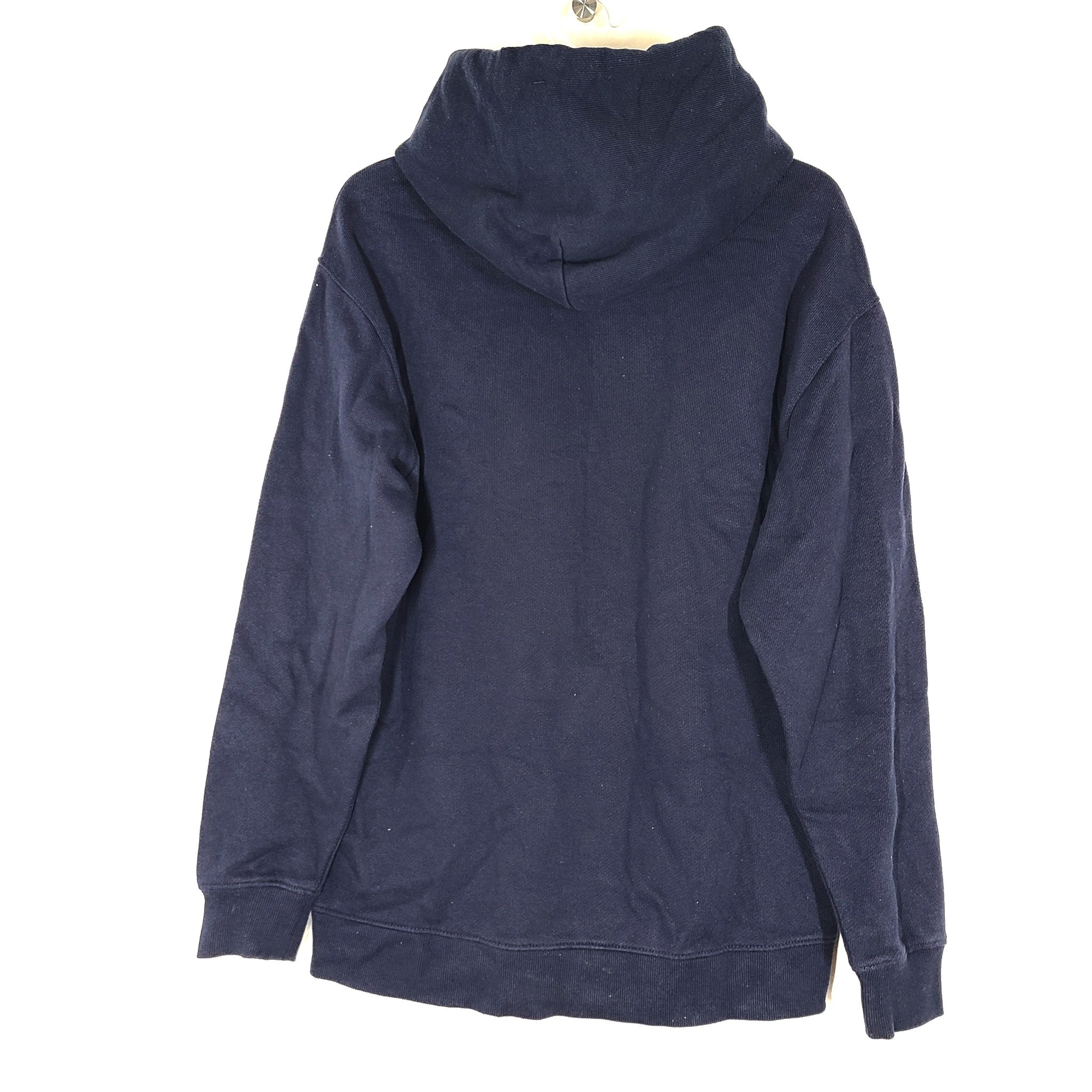 Tommy Hilfiger Jeans Men's Graphic Hooded Sweatshirt Hoodie Navy Blue Sz M