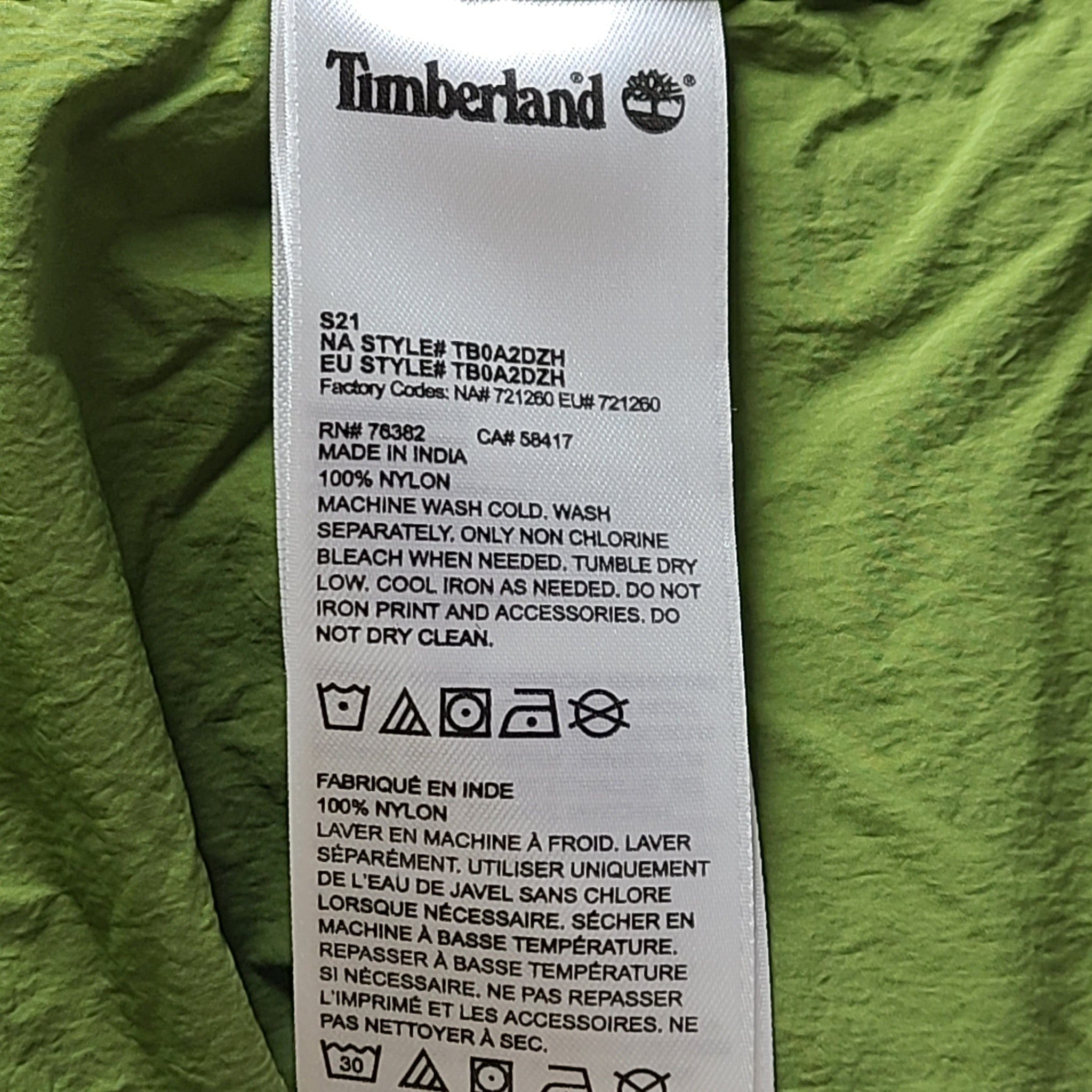 Timberland Men's Long Sleeve FT Field Trip Quick Dry Shirt Overshirt Green Sz XL
