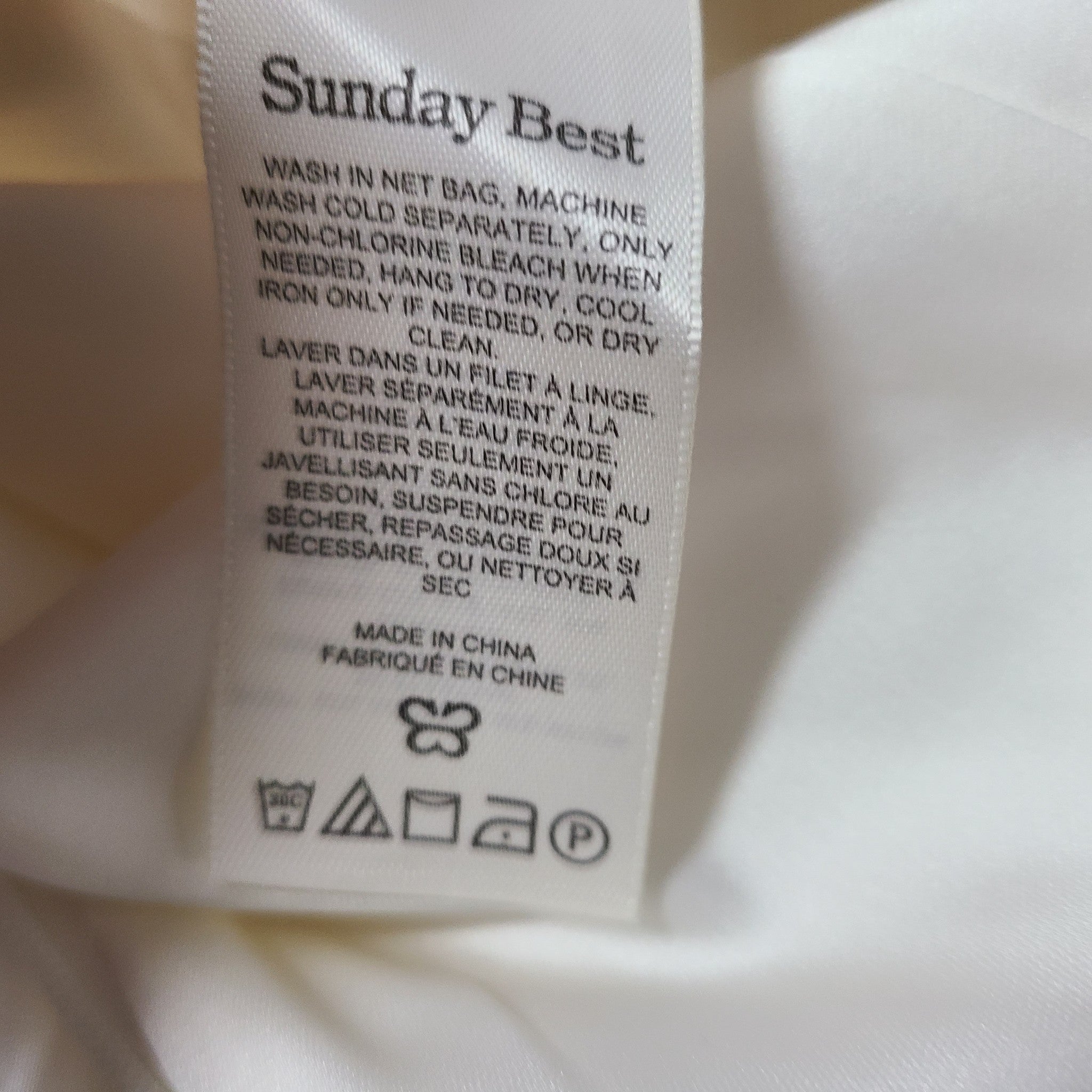 Artitzia Sunday Best Shimmer Satin Knee Dress Light Birch White Sz 8