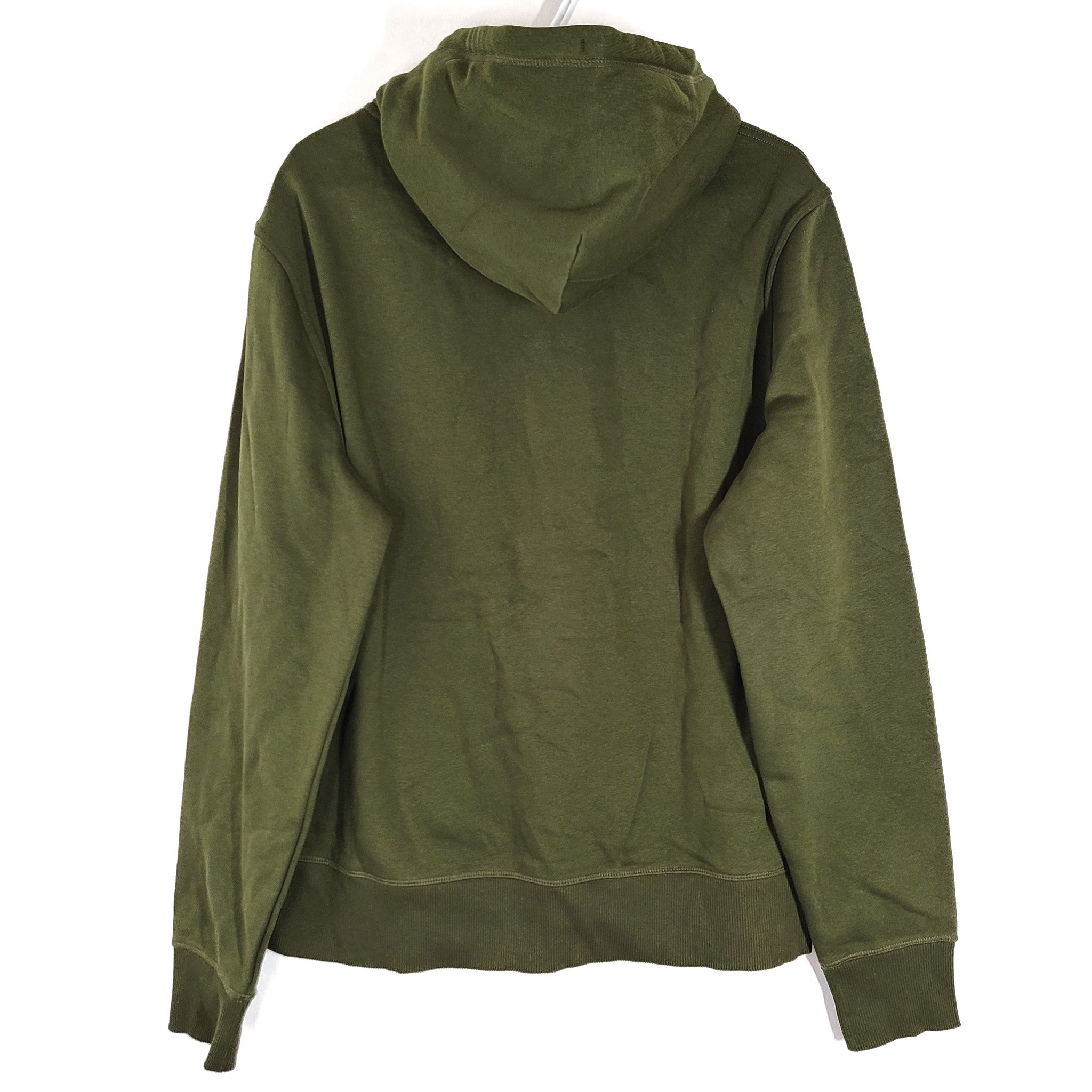 Tommy Hilfiger Men's Flag Embroidery Hooded Sweatshirt Hoodie Green Sz L
