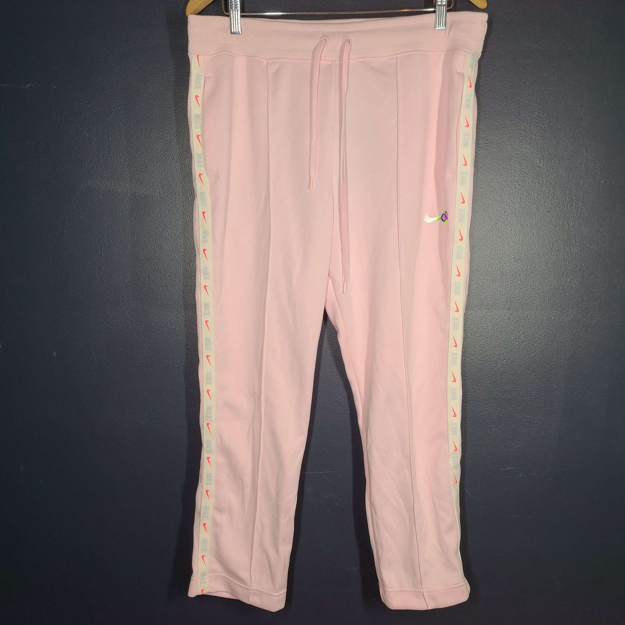 Nike Women's Hyper Track Pants AQ9730-632 Soft Comfort Activewear Pink XL