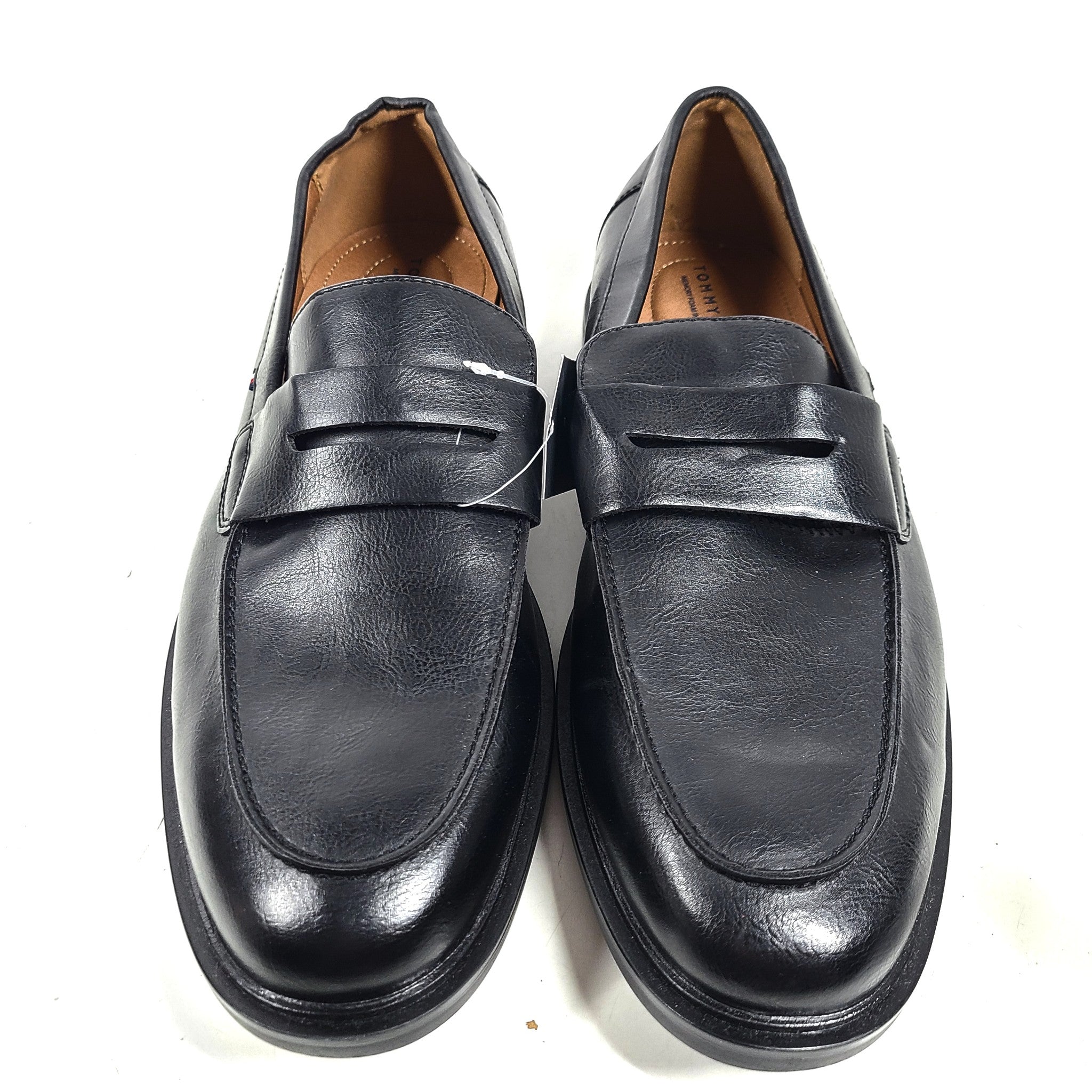 Tommy Hilfiger Men's Dime Slip On Penny Loafers Dress Shoes Black Sz 11