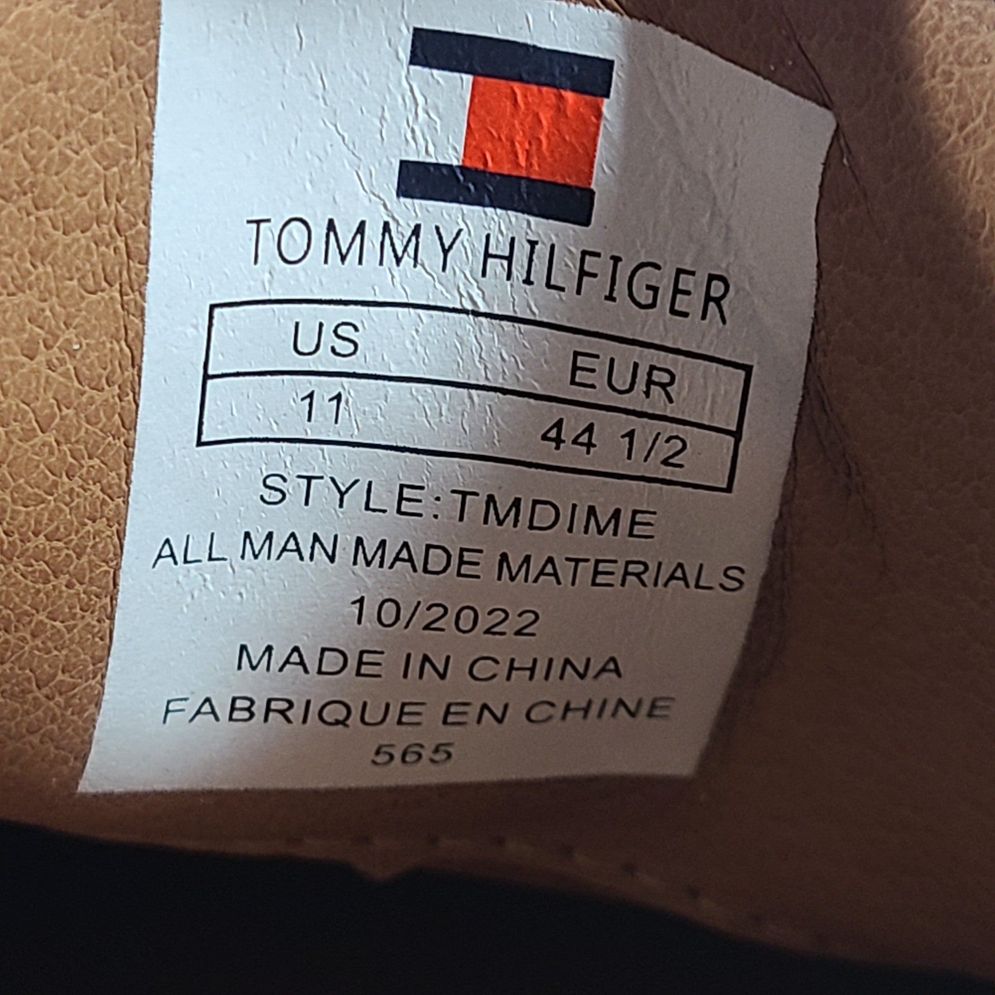 Tommy Hilfiger Men's Dime Slip On Penny Loafers Dress Shoes Black Sz 11