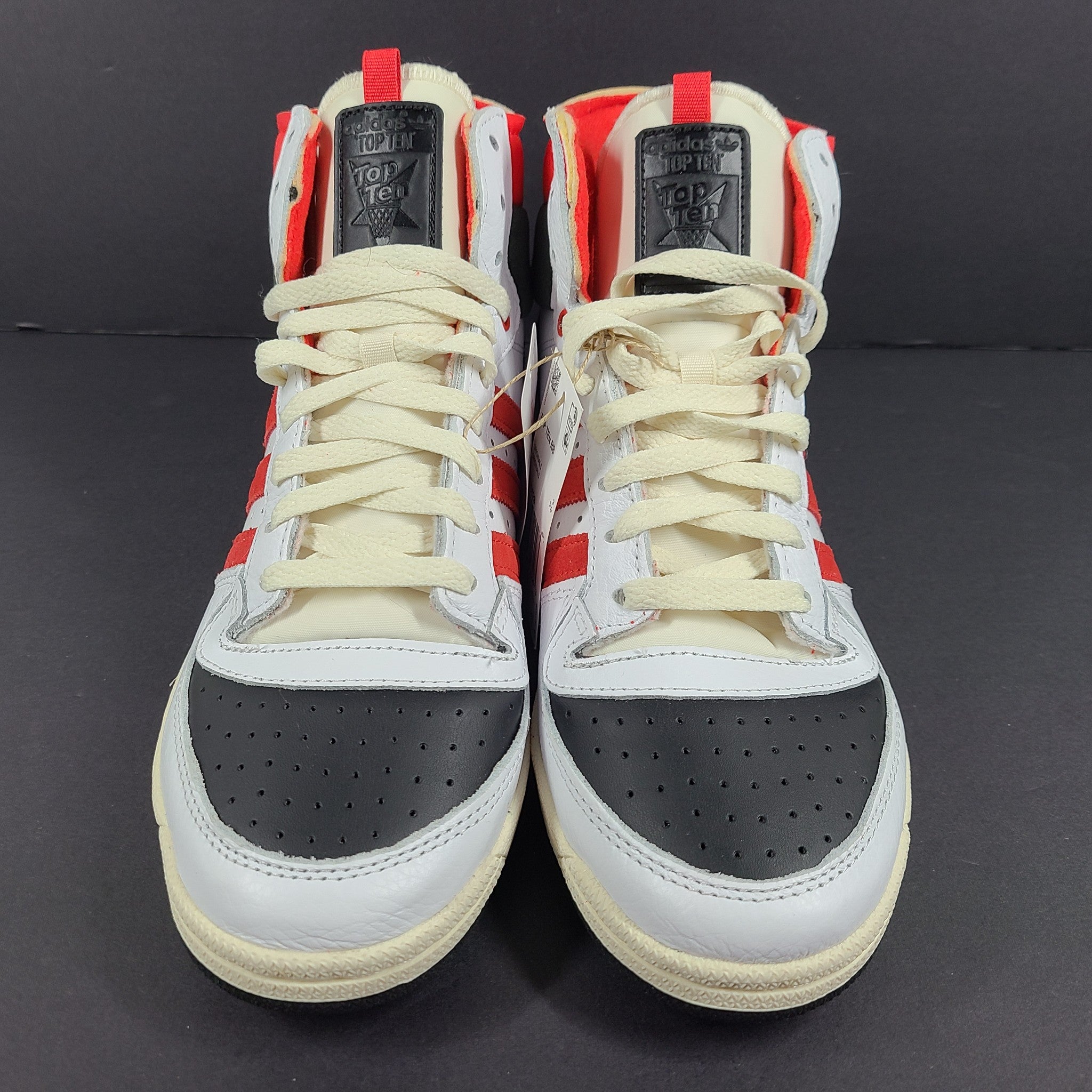 Adidas Men's Top Ten RB High Top Shoes Sneakers GV6628 White Red Sz 9.5