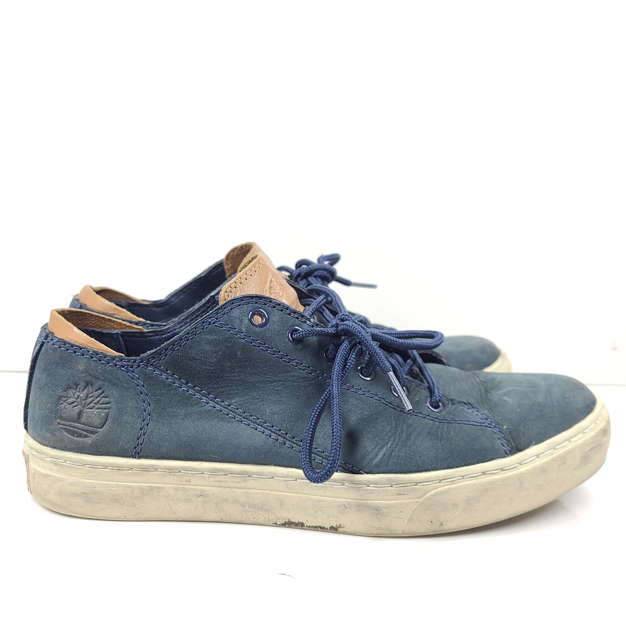 Timberland Men's Adventure 2.0 Cupsole Oxford Leather Sneakers Shoes Blue Sz 8.5