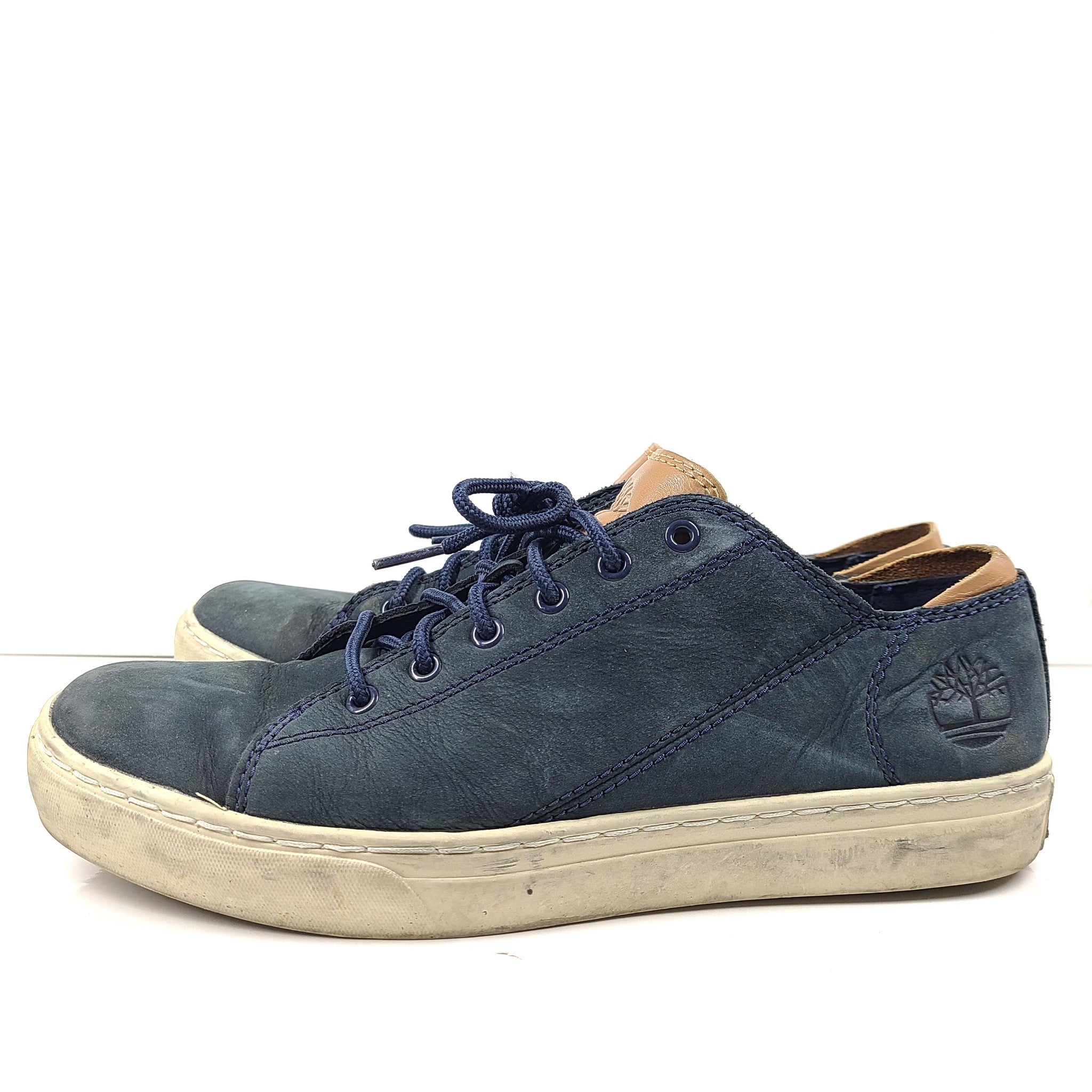 Timberland Men's Adventure 2.0 Cupsole Oxford Leather Sneakers Shoes Blue Sz 8.5