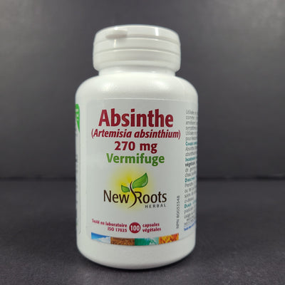 100 Ct New Roots Wormwood 270 mg Herbal Improve Appetite Tonic Stimulant 09/25