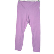 Nike Women's One Luxe Mid-Rise Crop Leggings Tight Fit AT3100-574 Purple Sz M