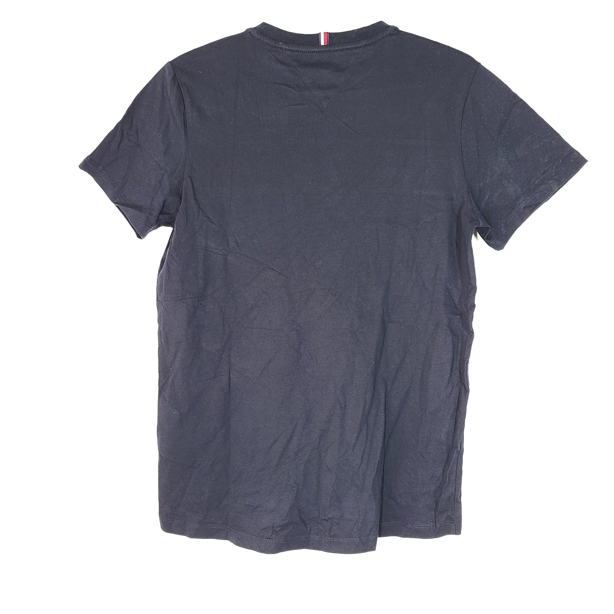 Tommy Hilfiger Youth Teen Signature Tape Short Sleeve T-Shirt Navy Blue Sz 16 Y