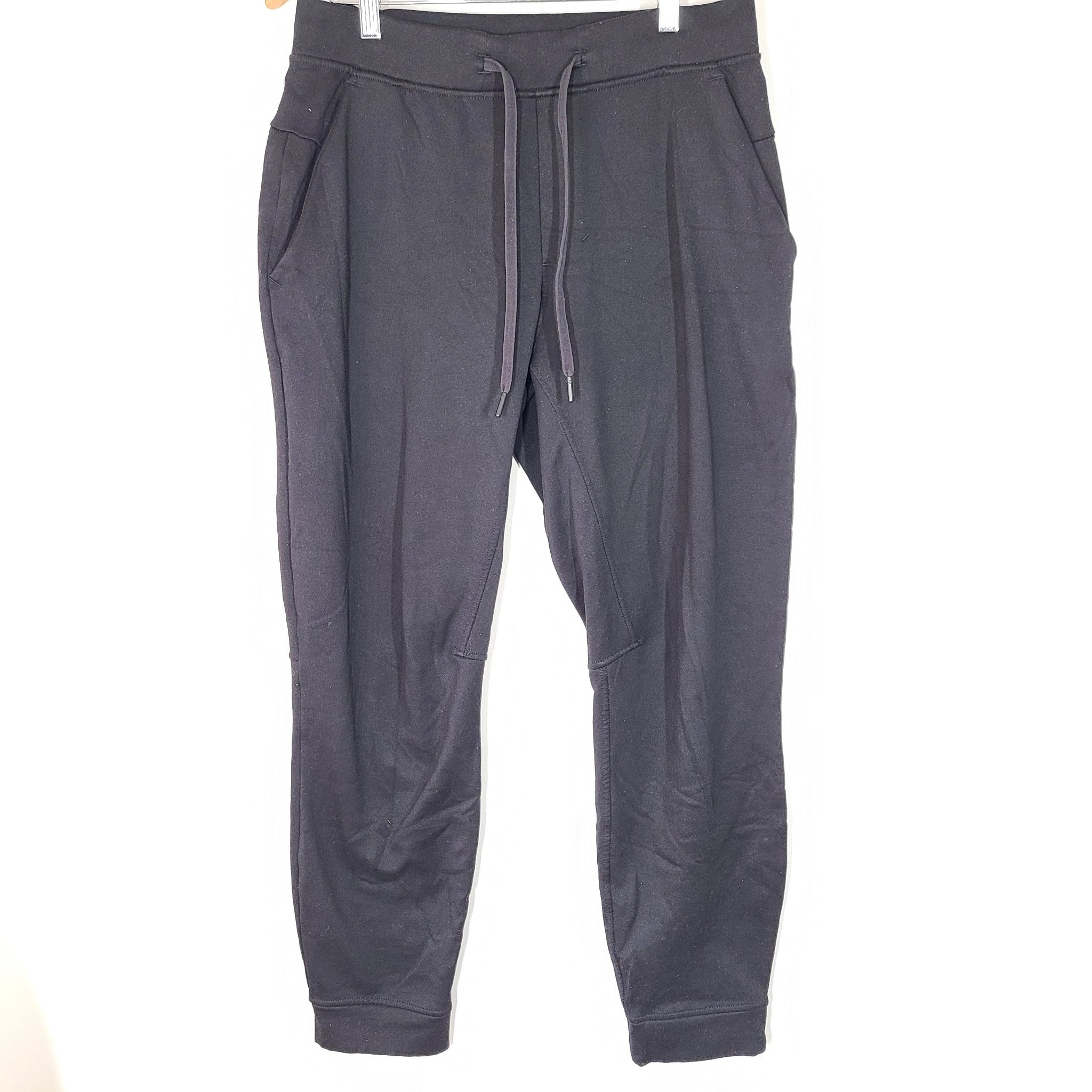 Lululemon Men's City Sweat Jogger Thermo 29" Stretch Fleece Heathered Black Sz M