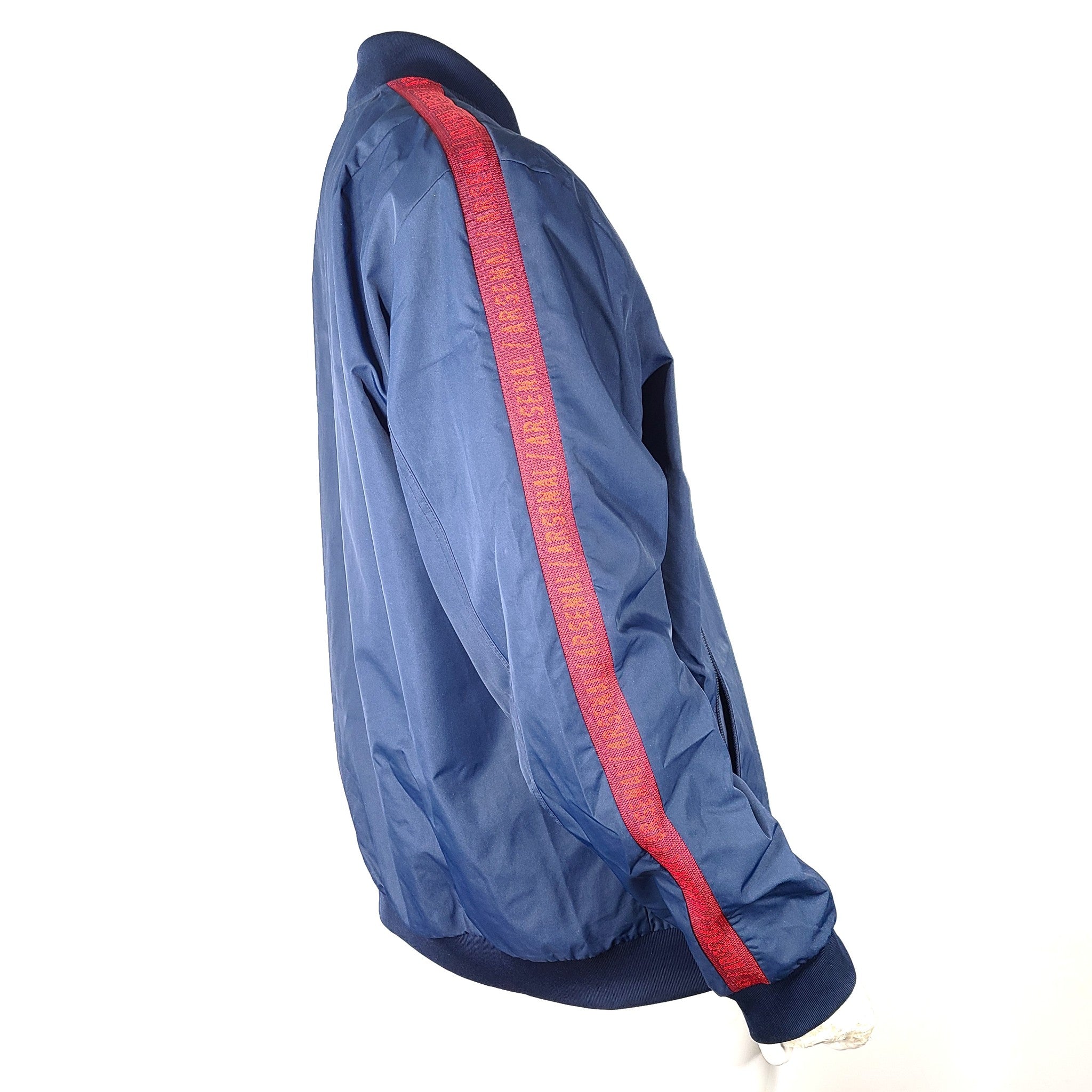 Adidas Men's Arsenal Anthem Jacket Soccer EH5610 Navy Red Sz XL