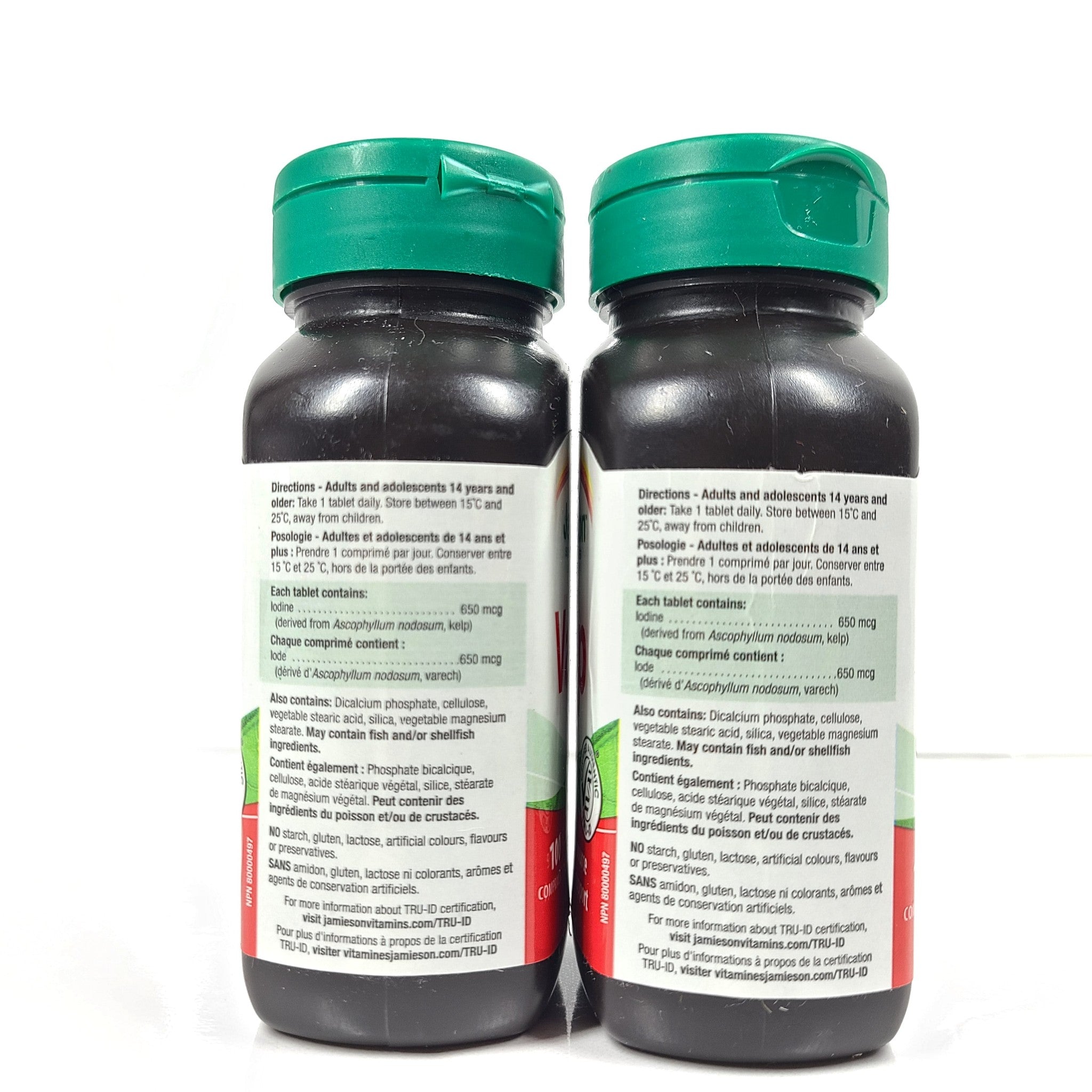 2 x 100 Ct Jamieson Kelp 650mg Health Immune Support 03/26