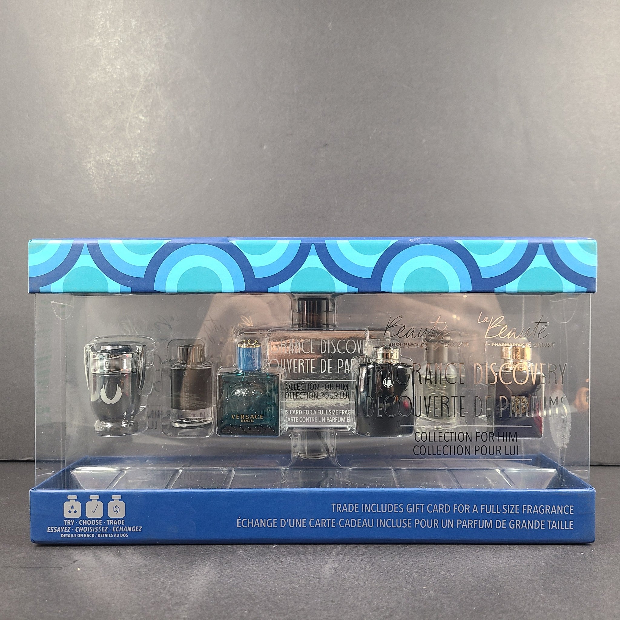 7 Miniature Fragrances for Him Versace Hugo Boss Montblanc Rabanne YSL NIB
