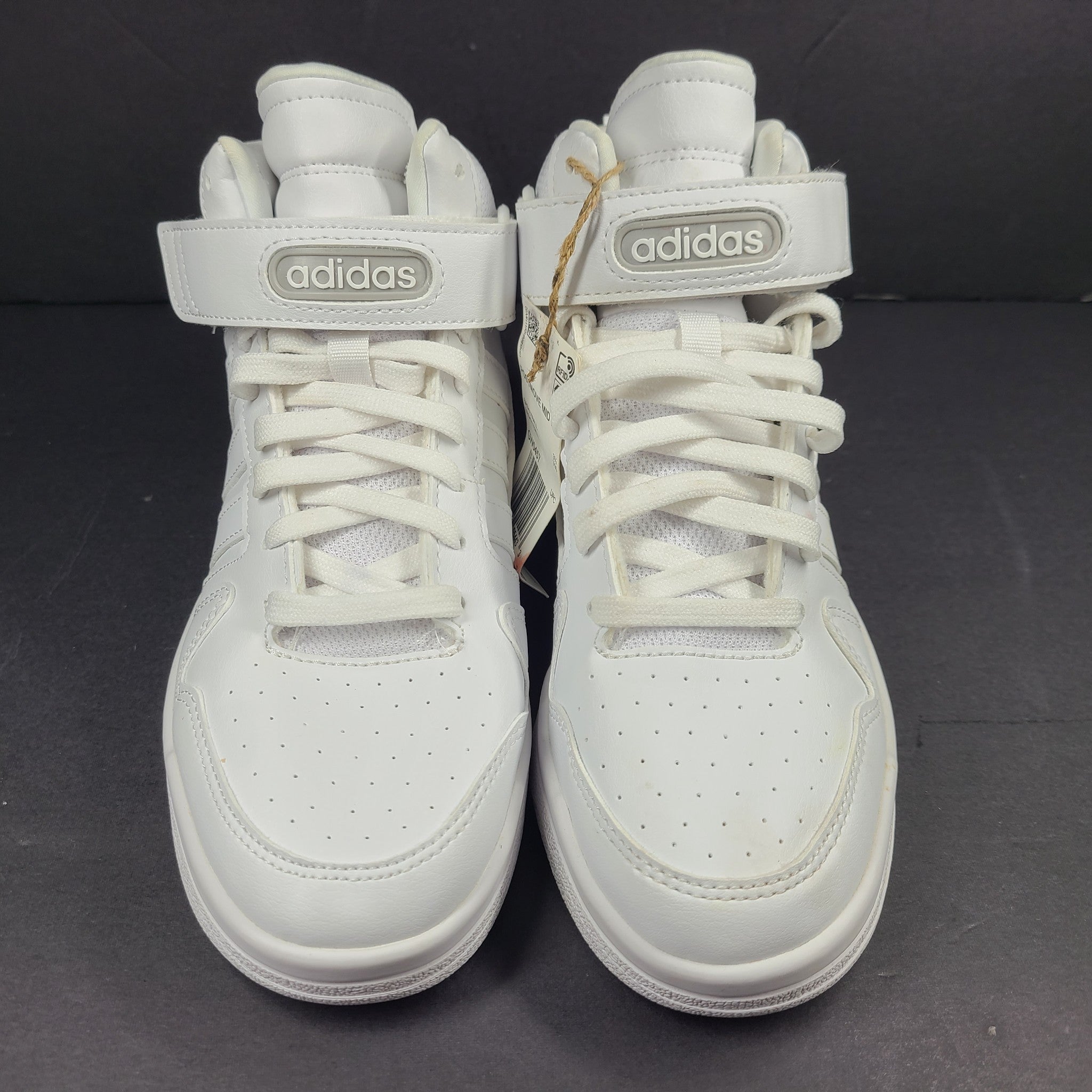 Adidas Kids' Postmove Mid J GW0457 Sneakers Shoes Cloud White Sz 4