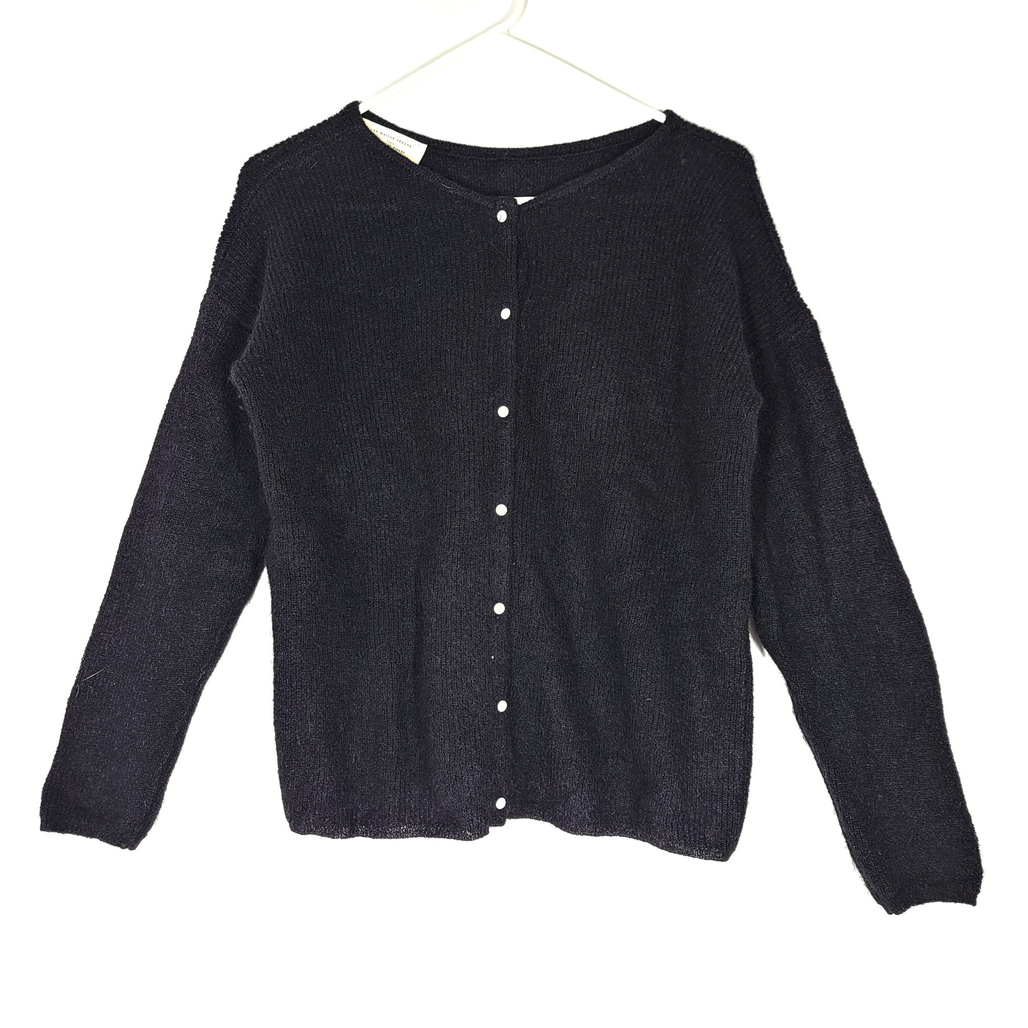 La Maille Sezane Gaspard Cardigan - Kid Mohair Alpaca - Knit Button Down Sz S