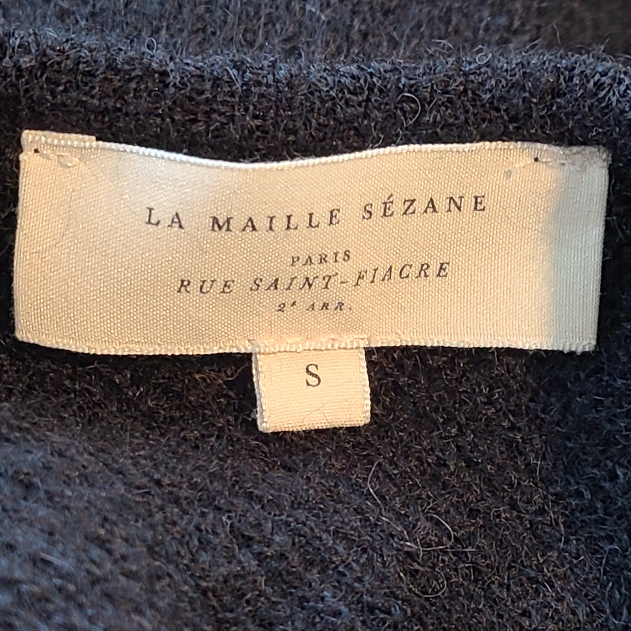 La Maille Sezane Gaspard Cardigan - Kid Mohair Alpaca - Knit Button Down Sz S