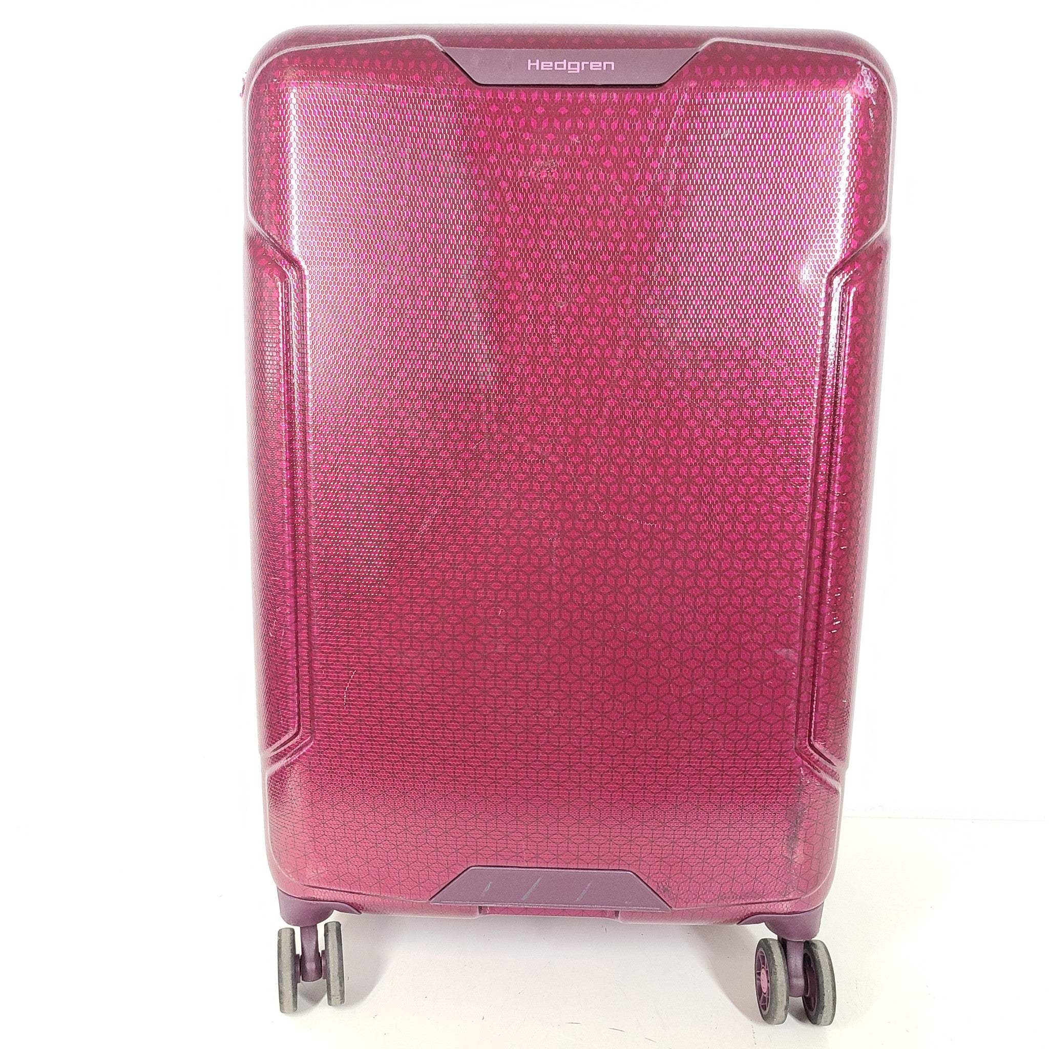 Hedgren Freestyle Glide 25" Hardside Expandable Spinner Light TSA Lock Beet Red