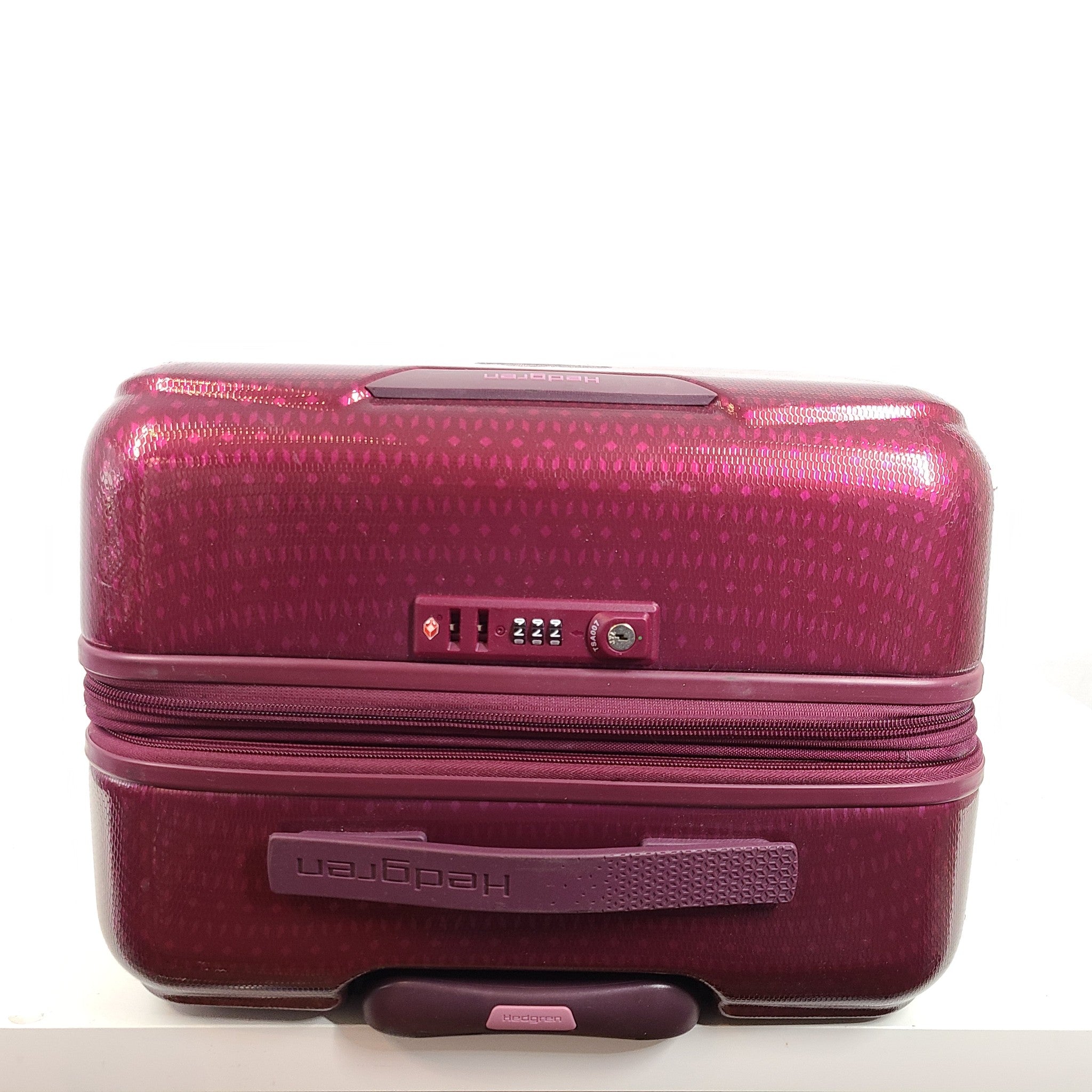 Hedgren Freestyle Glide 25" Hardside Expandable Spinner Light TSA Lock Beet Red