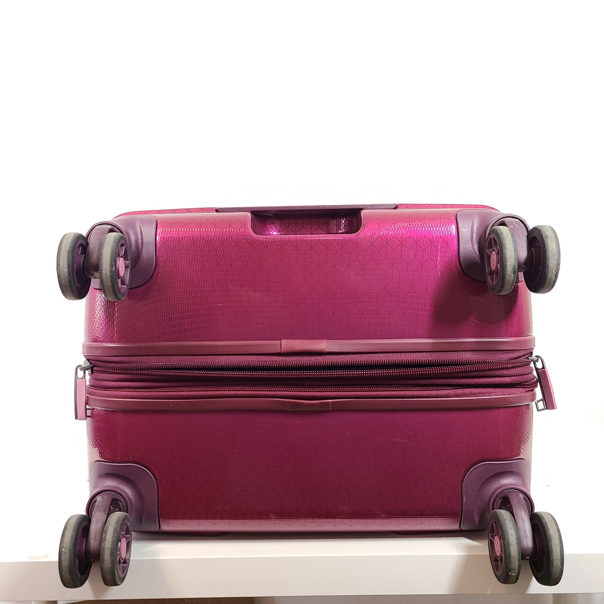 Hedgren Freestyle Glide 25" Hardside Expandable Spinner Light TSA Lock Beet Red