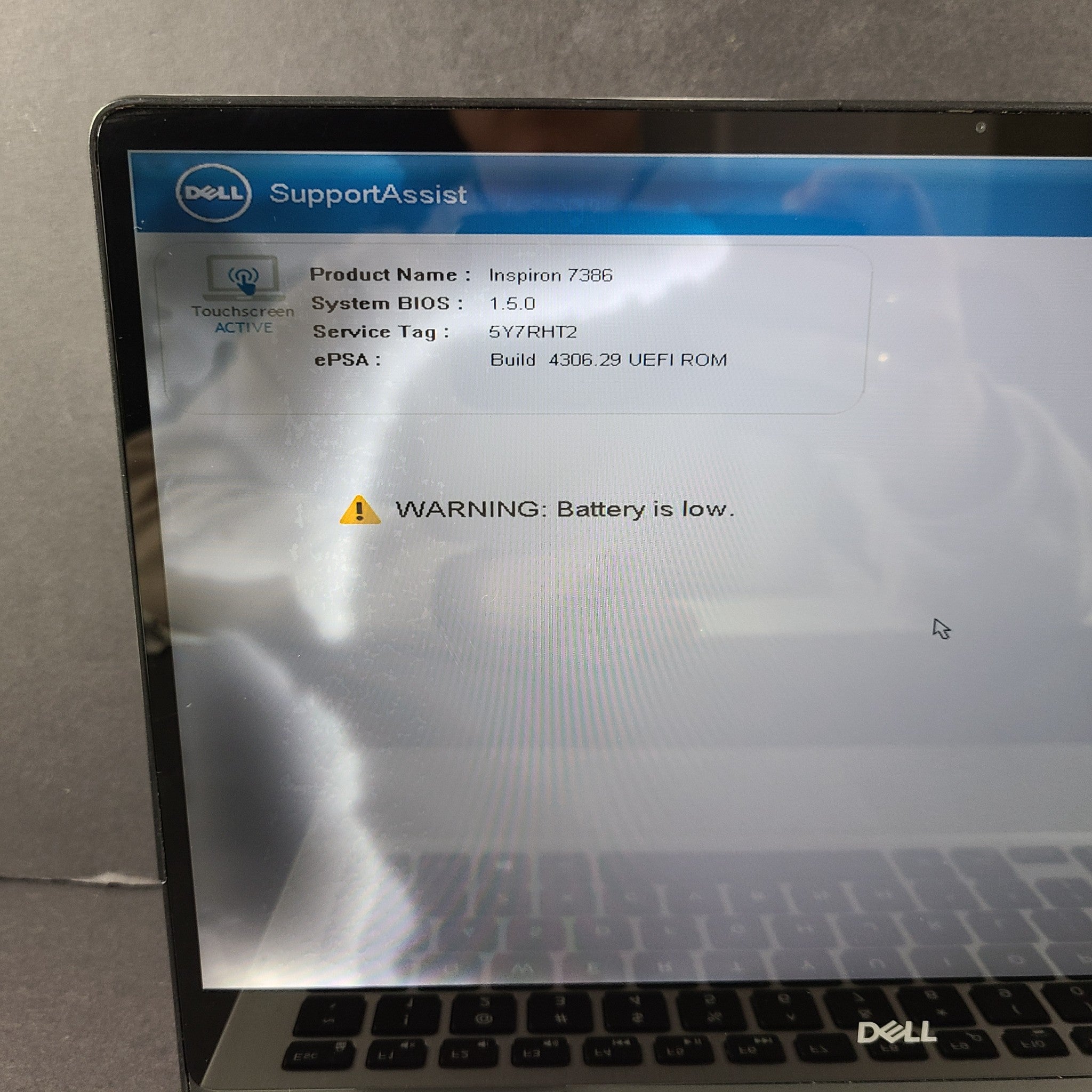 Dell Inspiron 13" Intel Core i5-8265U 1.60GHz 8GB 256GB Silver Laptop READ