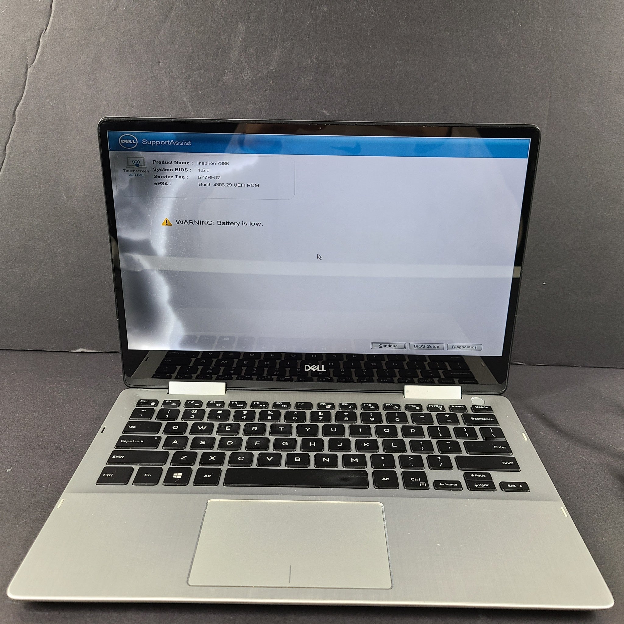 Dell Inspiron 13" Intel Core i5-8265U 1.60GHz 8GB 256GB Silver Laptop READ