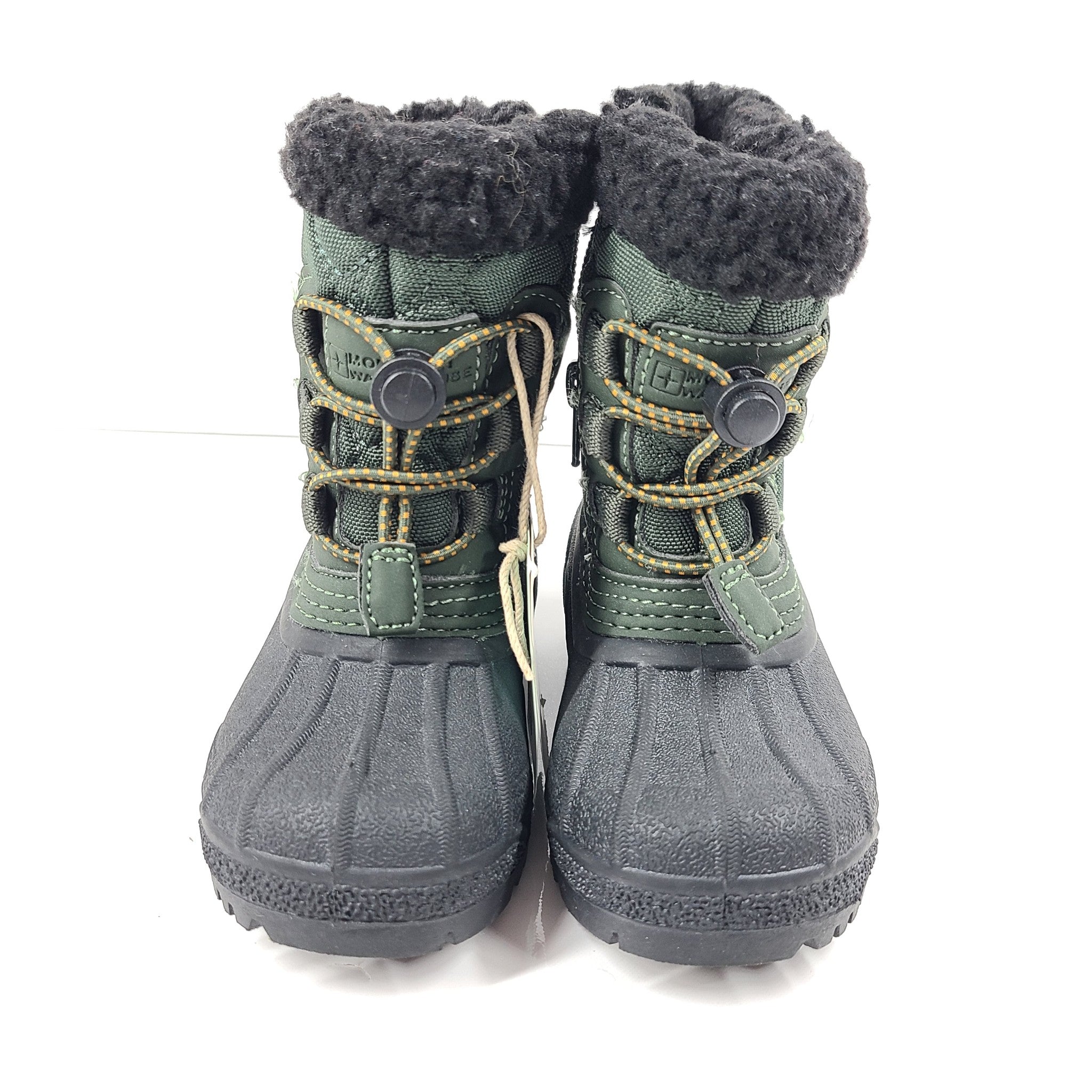 Mountain Warehouse Kids' Arctic Junior Adaptive Waterproof Snow Boots Green 7C