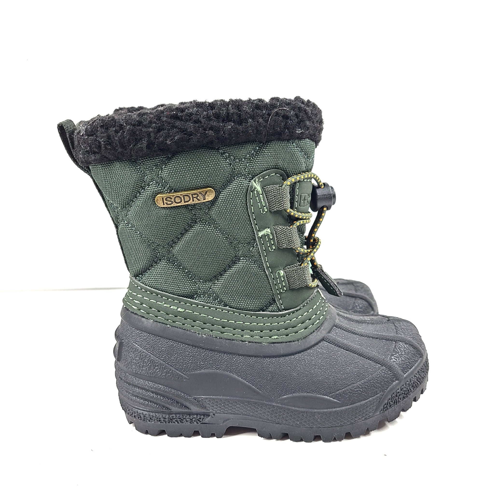 Mountain Warehouse Kids' Arctic Junior Adaptive Waterproof Snow Boots Green 7C