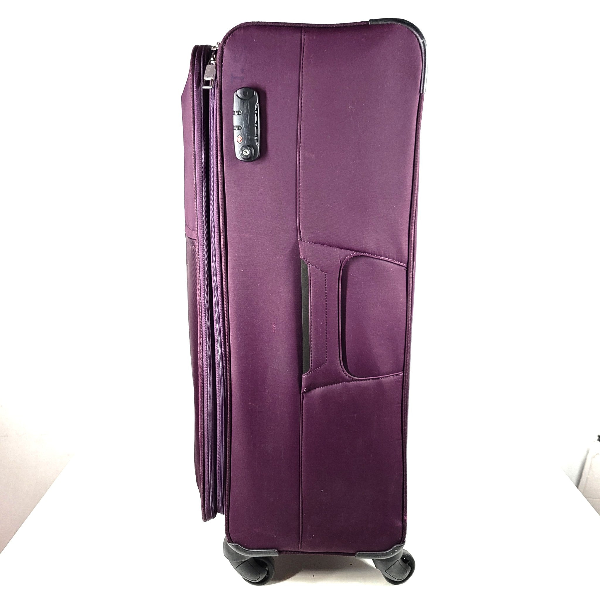 Samsonite 30" 72H DLX Spinner ULTRA LIGHT Luggage Suitcase TSA Lock Purple