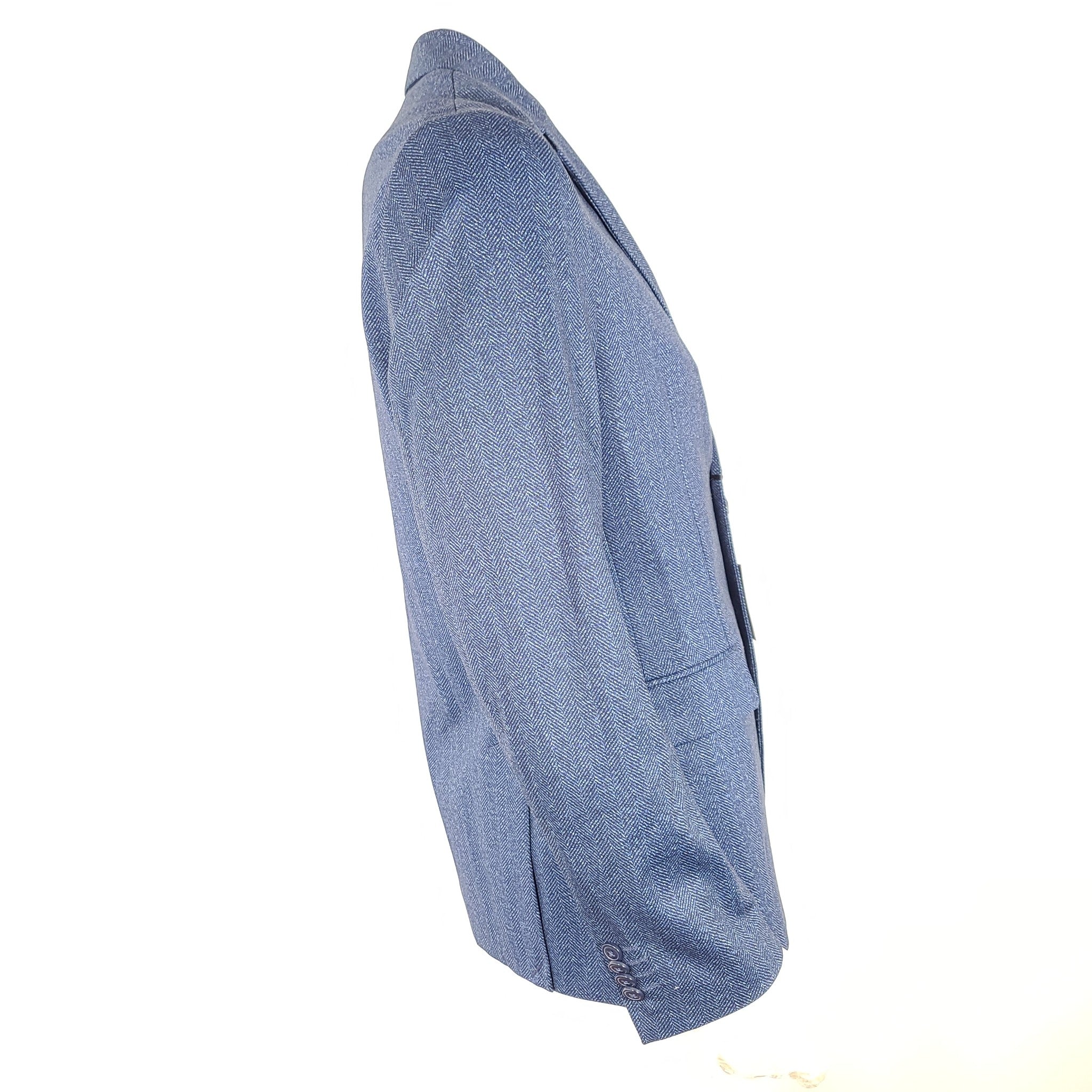 Rumford Venezia Men's Stretch Fabric Blazer Suit Jacket Blue Sz 38