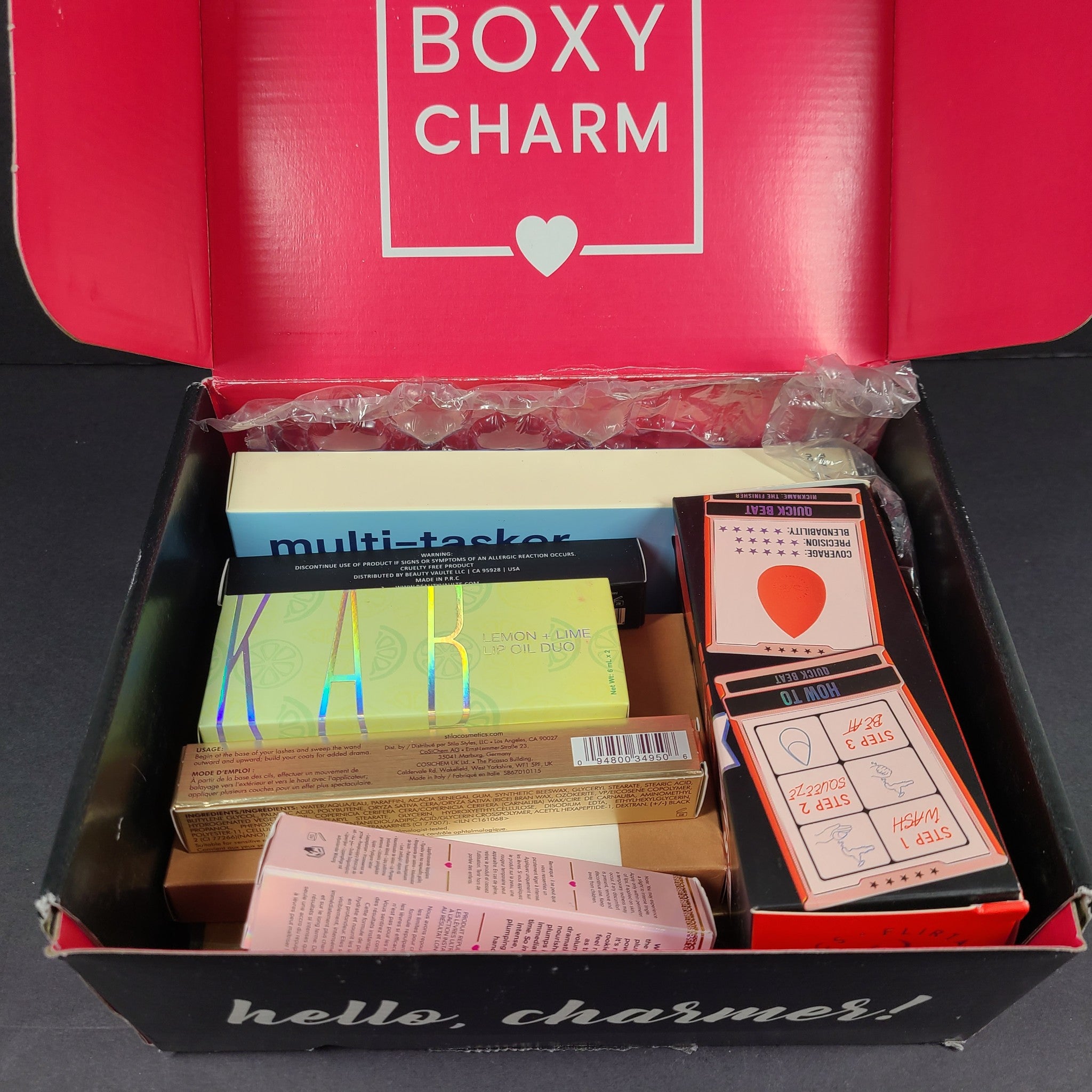 9 Pc Boxy Charm IPSY Make Up Beauty Lot Stila Eloise Too Faced Dr Brandt BV KAB+