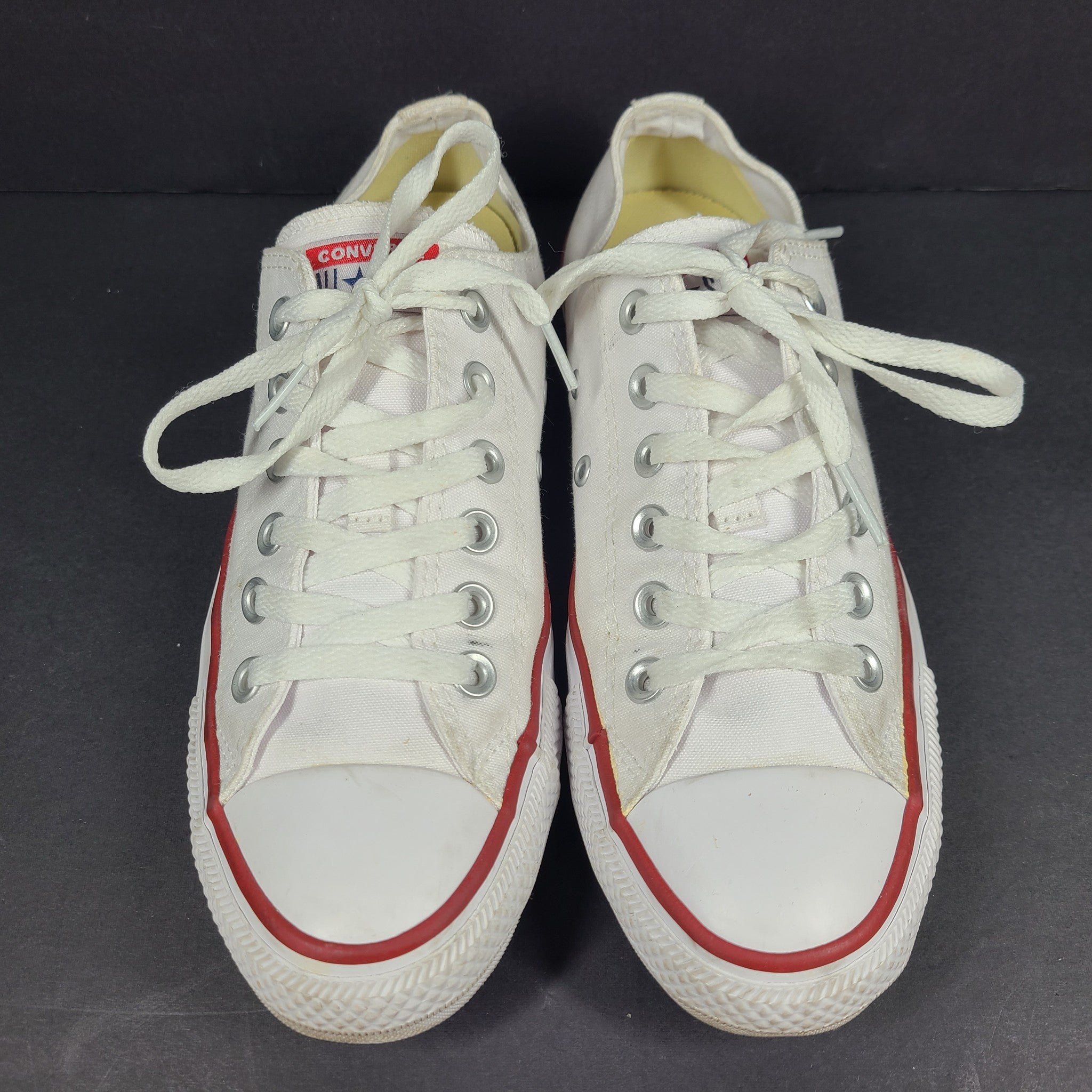 Converse Chuck Taylor All Star CTAS Low Top Sneakers Optical White Sz US 5.5