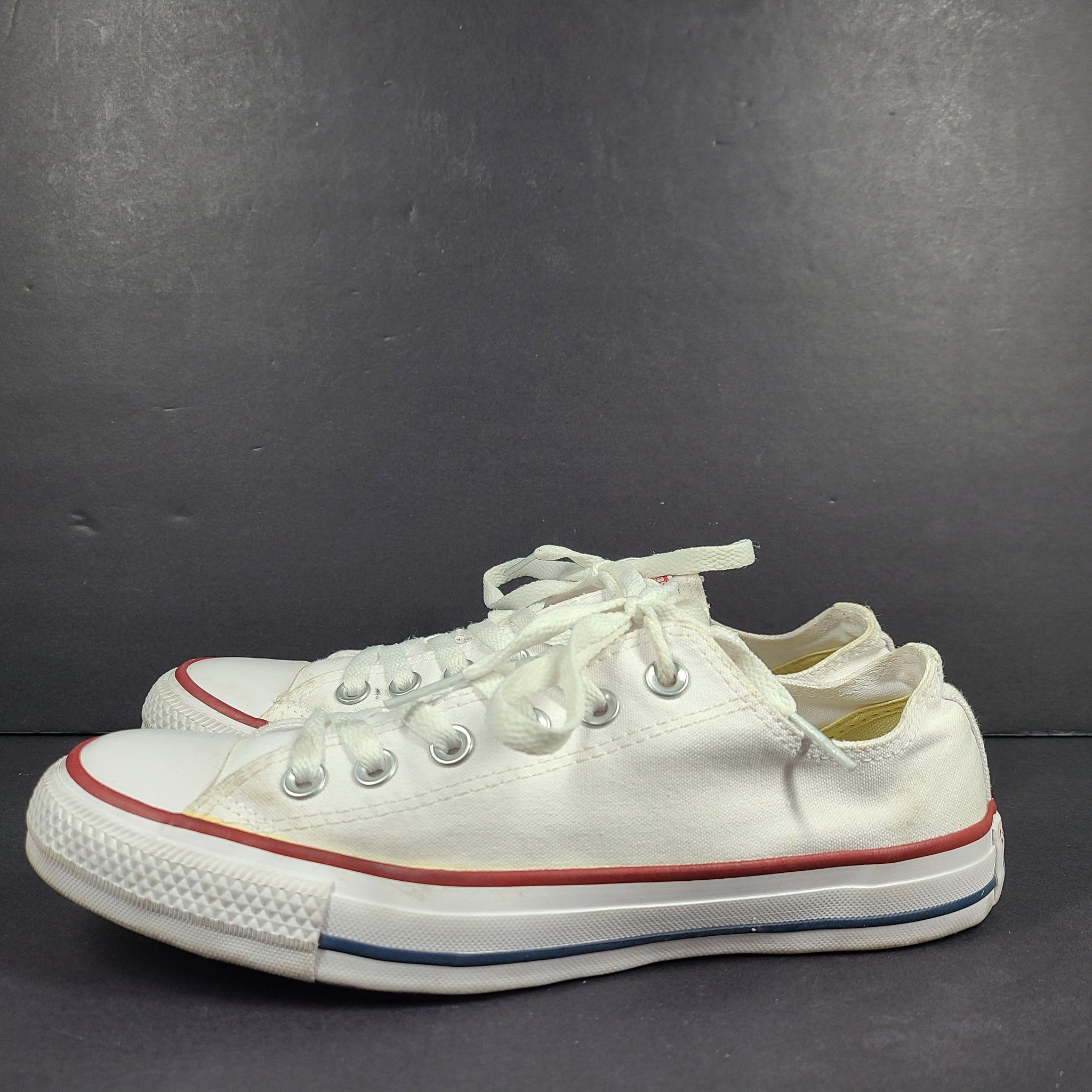 Converse Chuck Taylor All Star CTAS Low Top Sneakers Optical White Sz US 5.5