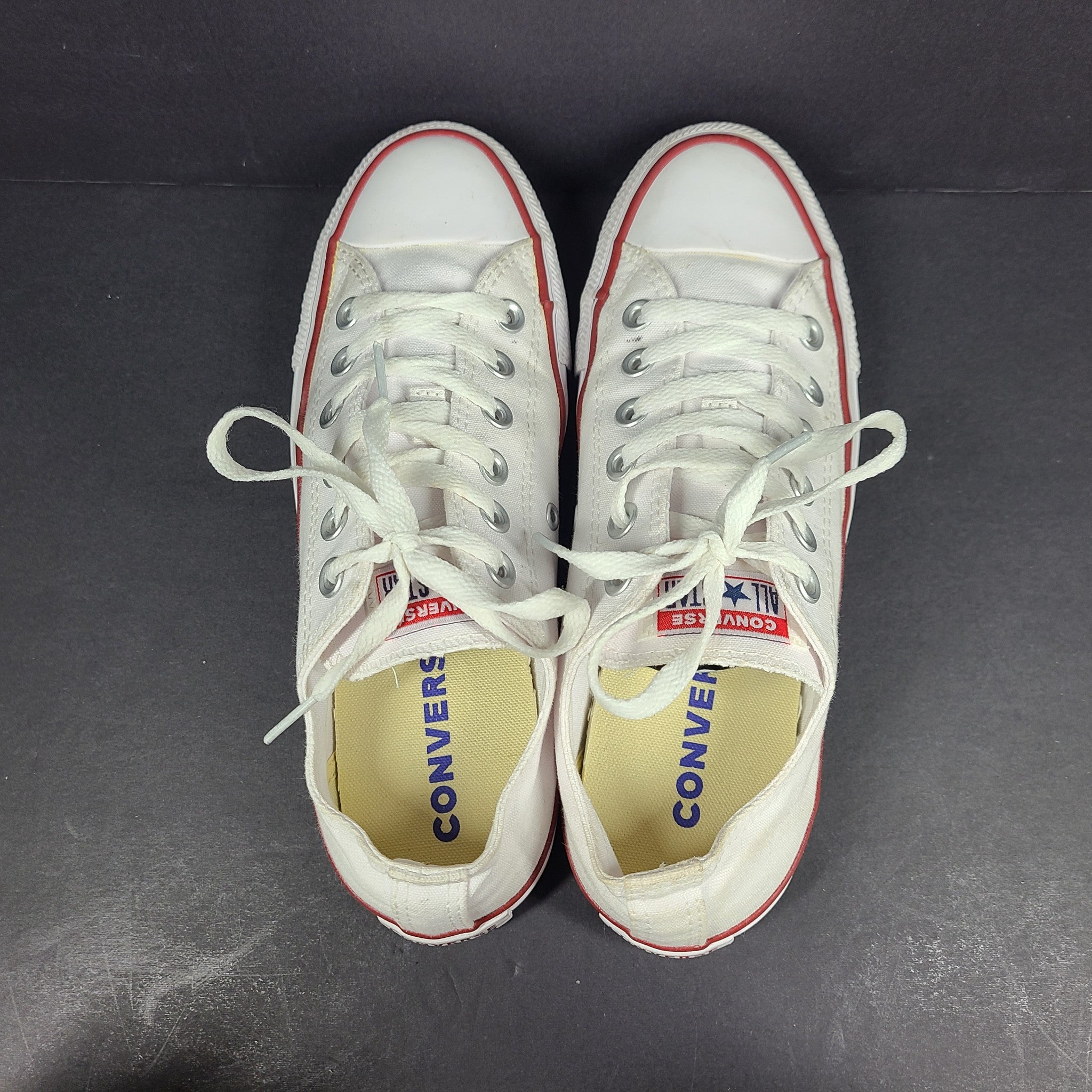 Converse Chuck Taylor All Star CTAS Low Top Sneakers Optical White Sz US 5.5